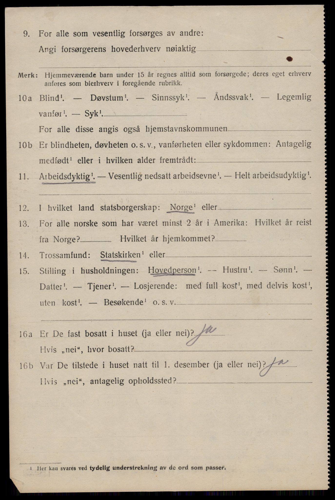 SAST, Folketelling 1920 for 1126 Hetland herred, 1920, s. 3576