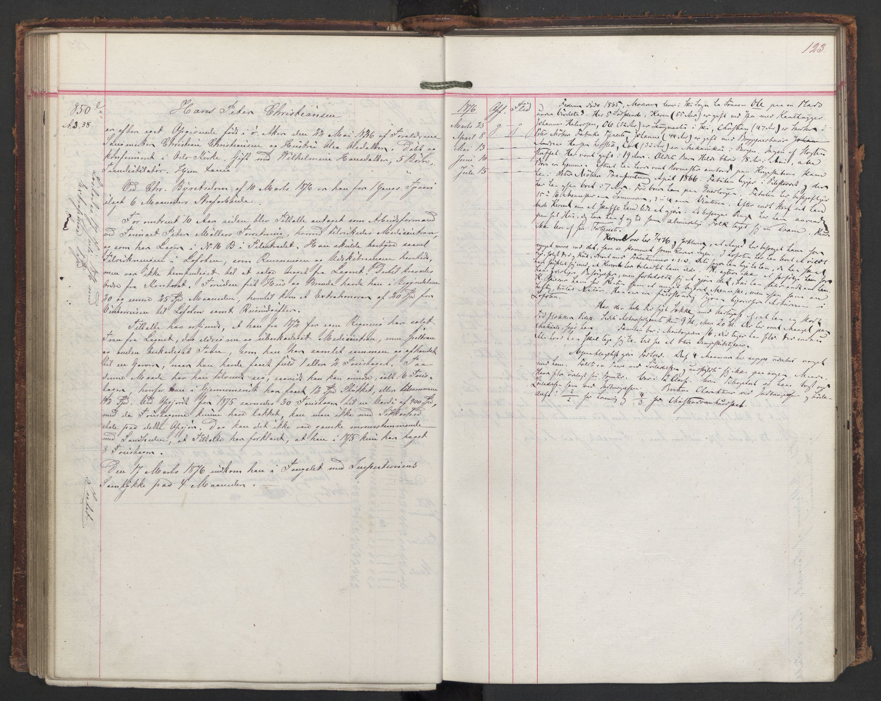 Botsfengslet, AV/RA-S-1539/D/Db/Dbb/L0016: 728e - 20f, 1875-1877, s. 123