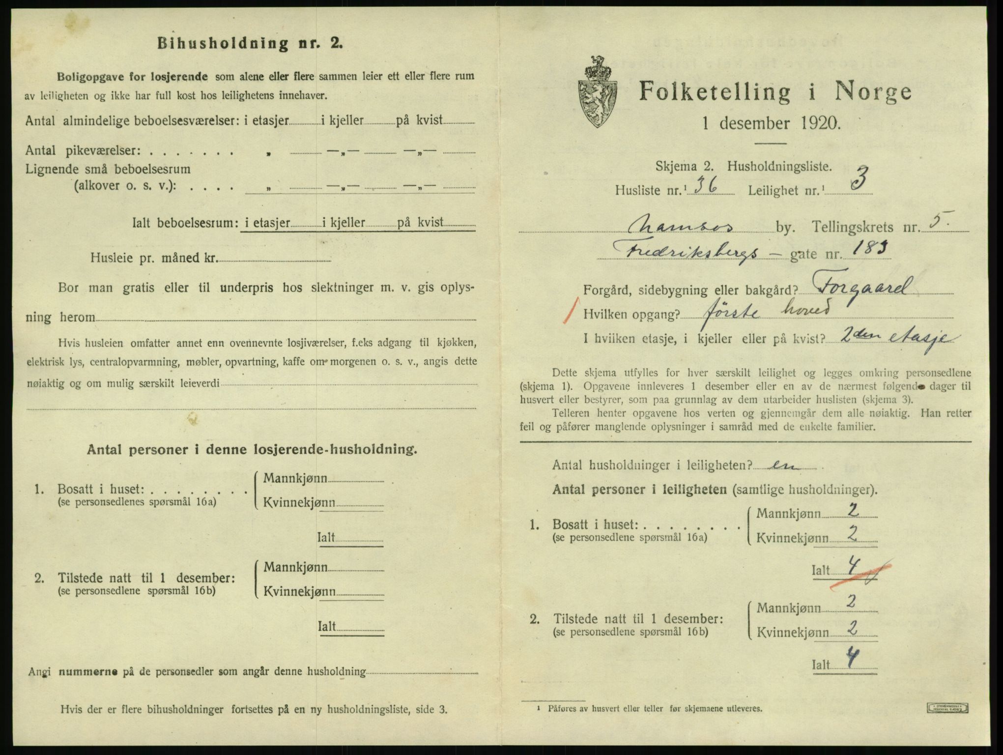 SAT, Folketelling 1920 for 1703 Namsos ladested, 1920, s. 1749