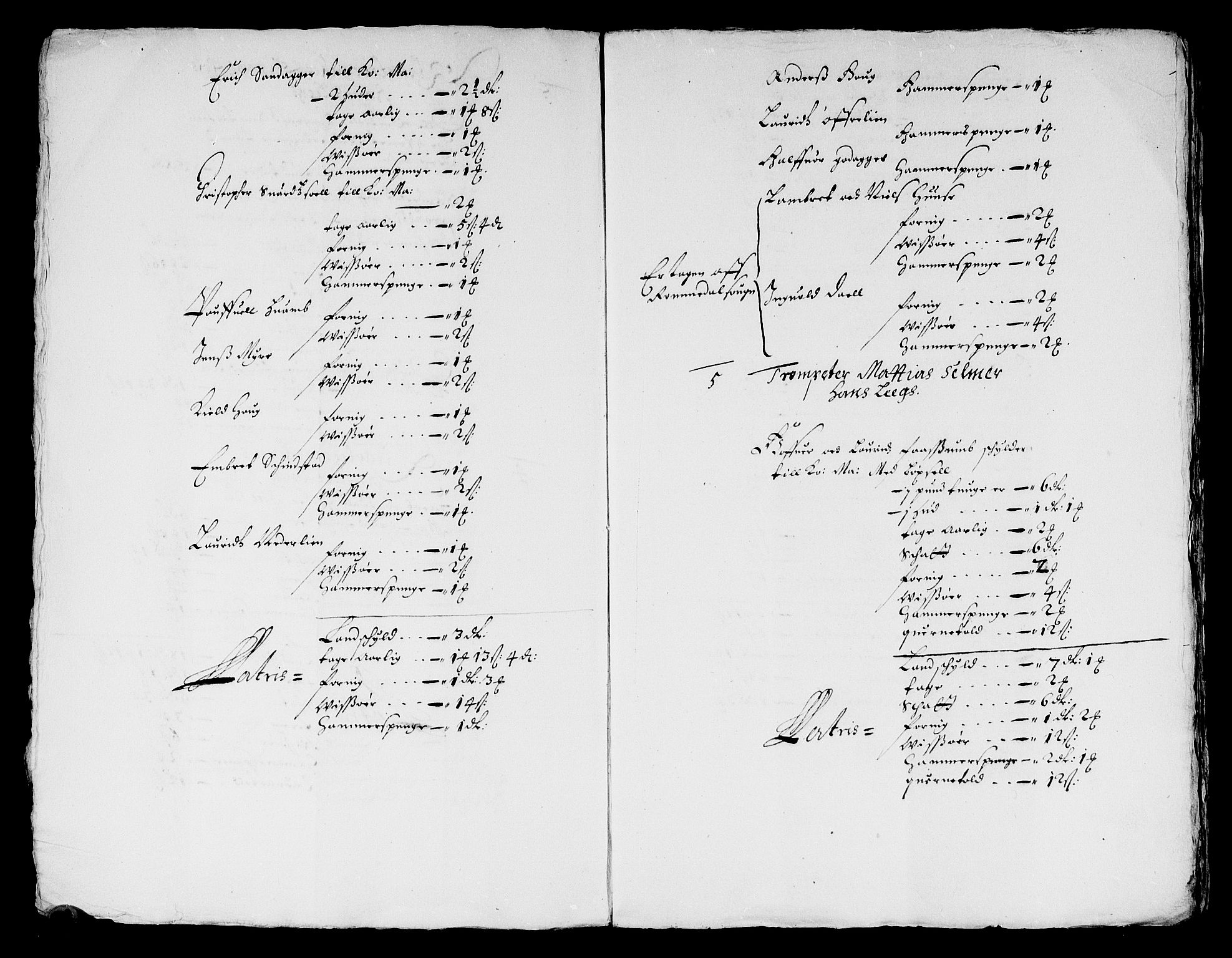 Rentekammeret inntil 1814, Reviderte regnskaper, Stiftamtstueregnskaper, Landkommissariatet på Akershus og Akershus stiftamt, AV/RA-EA-5869/R/Ra/L0027: Landkommissariatet på Akershus, 1665