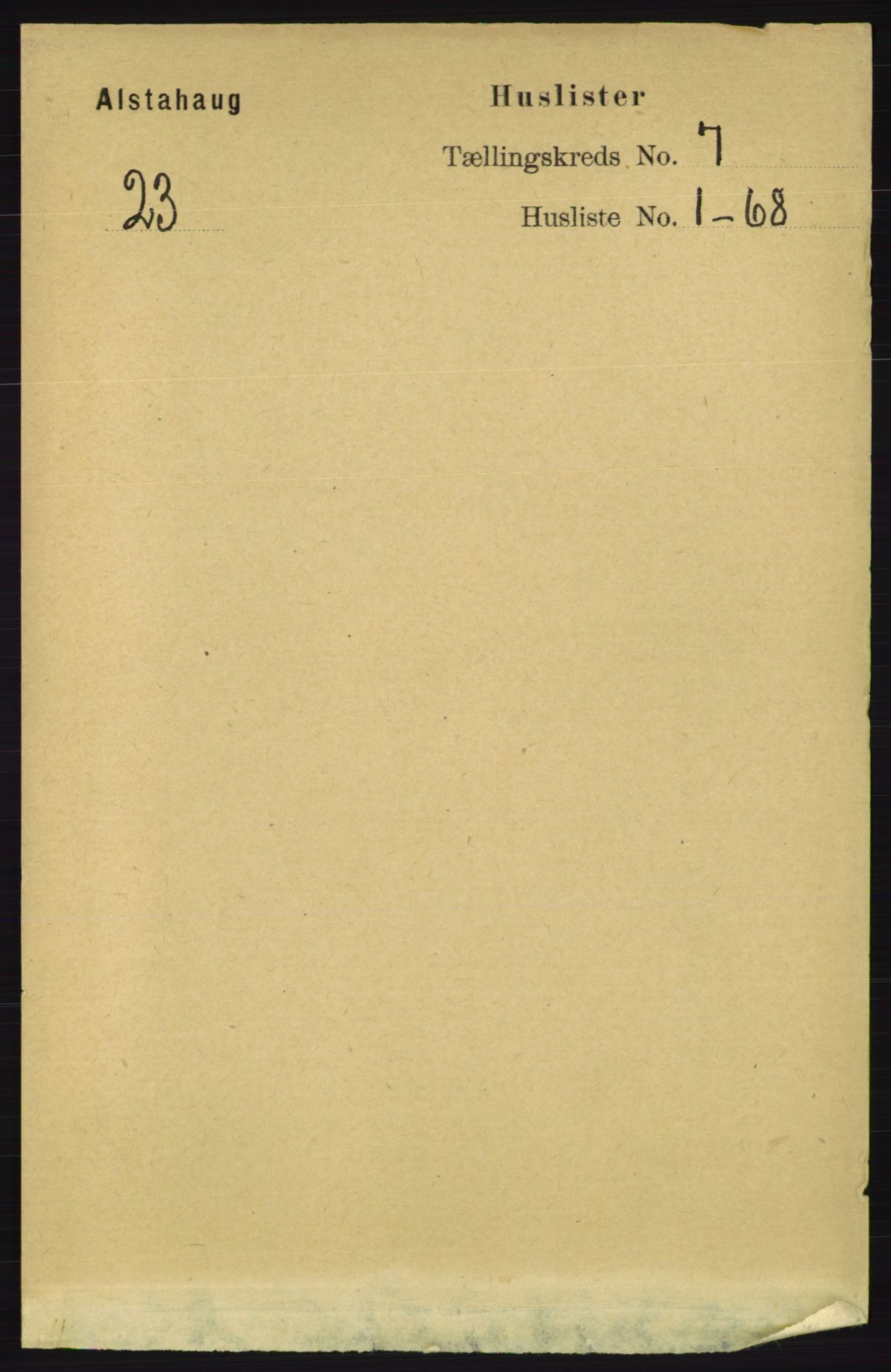 RA, Folketelling 1891 for 1820 Alstahaug herred, 1891, s. 2405