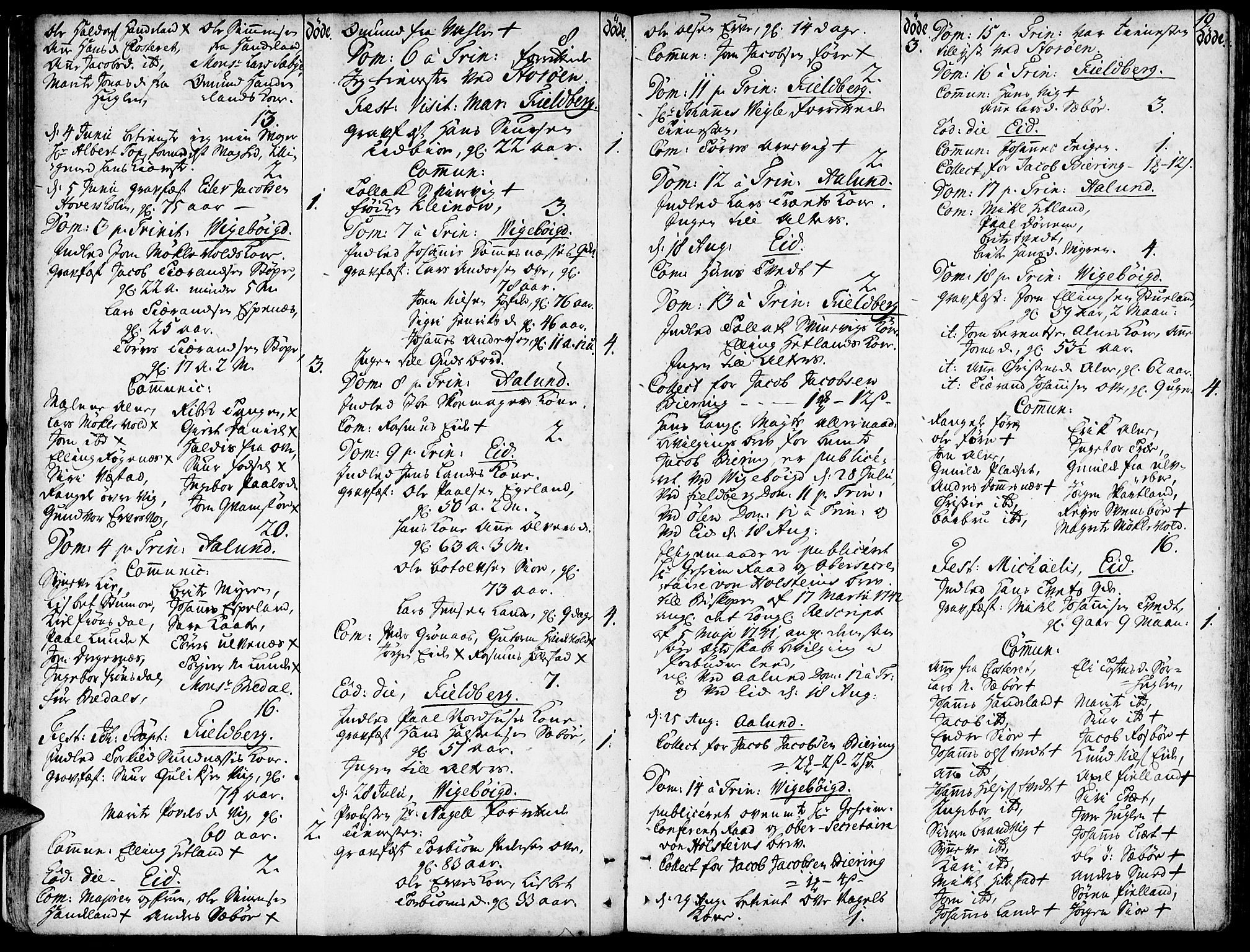 Fjelberg sokneprestembete, AV/SAB-A-75201/H/Haa: Ministerialbok nr. A 1, 1739-1759, s. 19