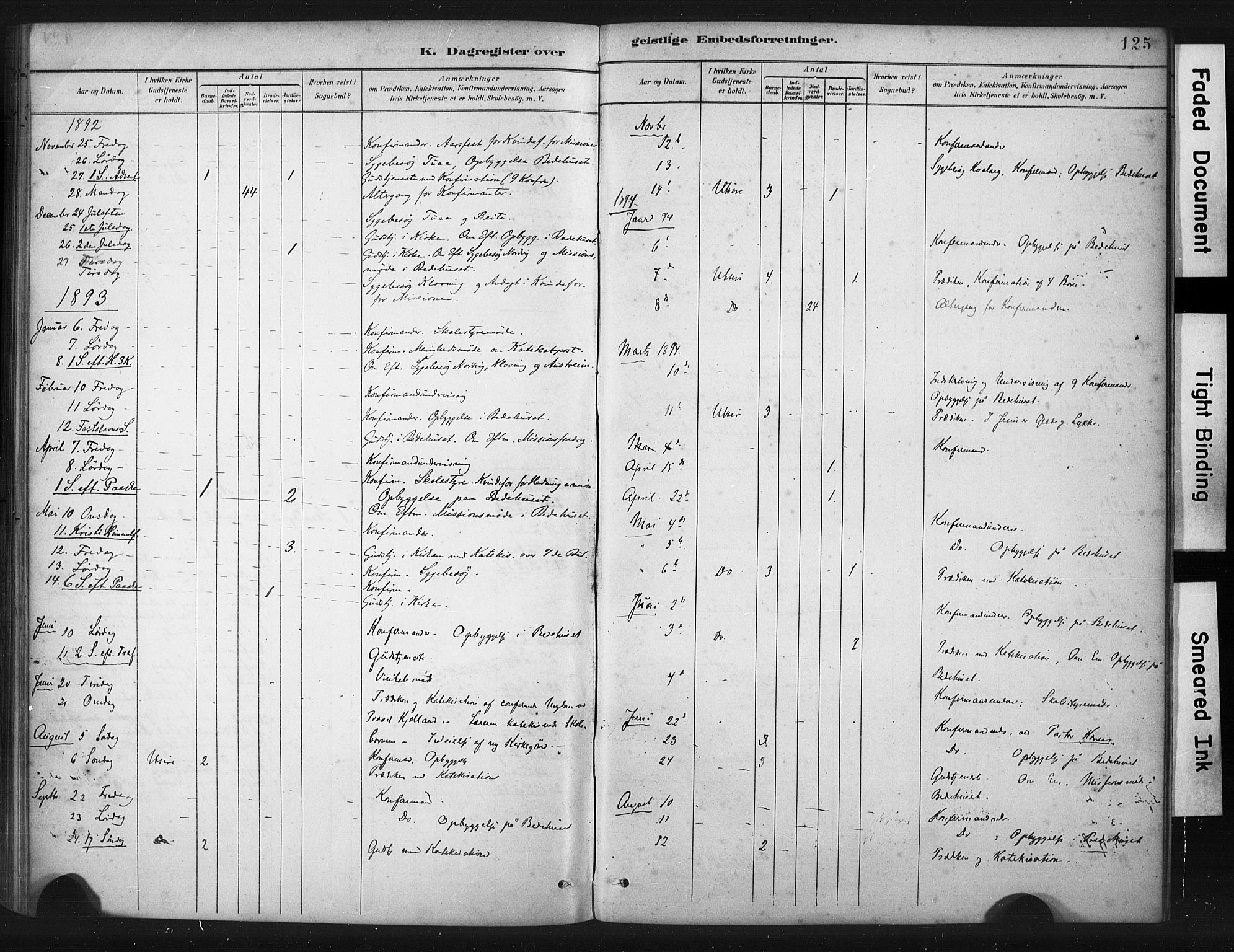 Torvastad sokneprestkontor, AV/SAST-A -101857/H/Ha/Haa/L0016: Ministerialbok nr. A 15, 1883-1903, s. 125