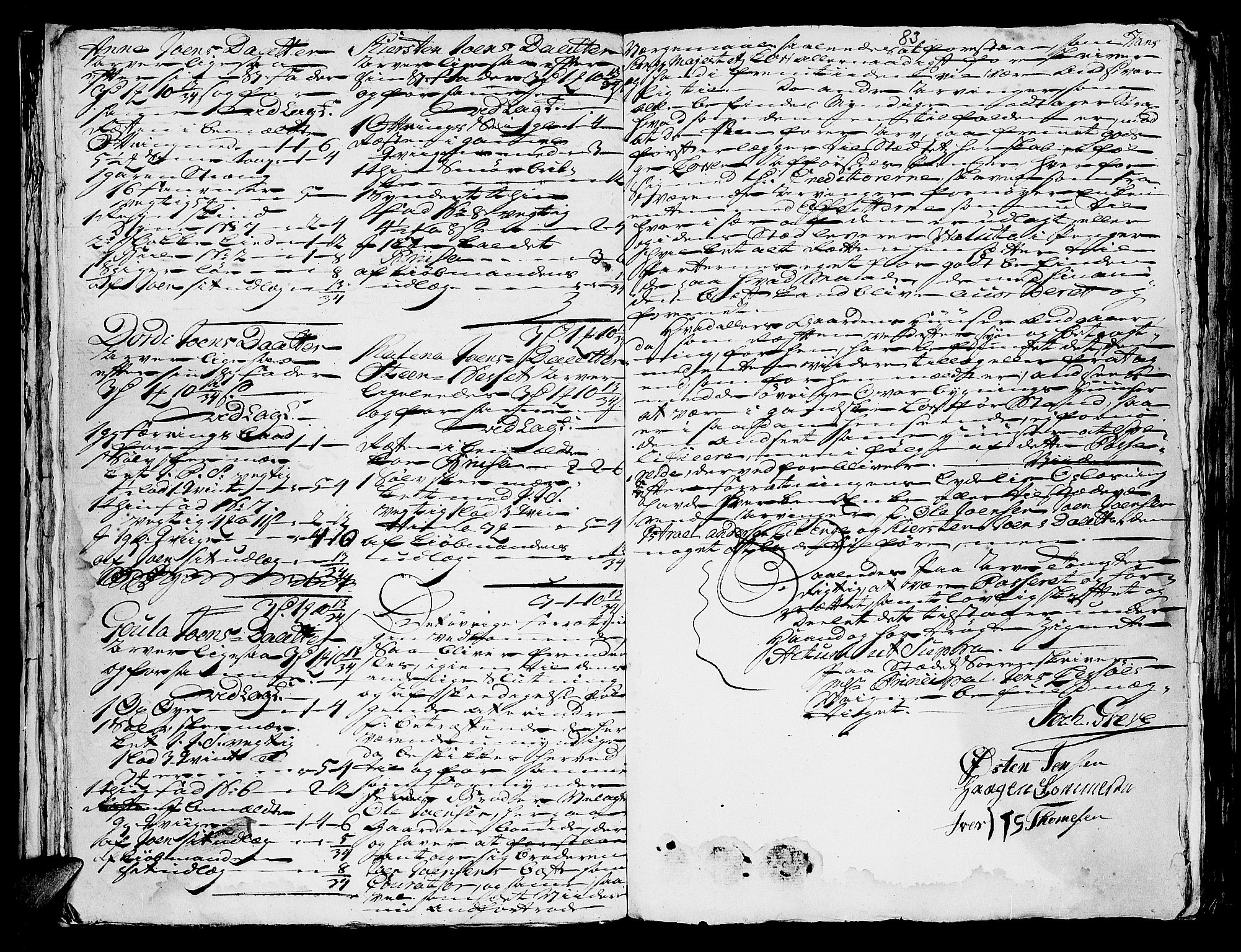 Helgeland sorenskriveri, AV/SAT-A-0004/3/3A/L0041: Konseptprotokoll 26, 1758, s. 82b-83a