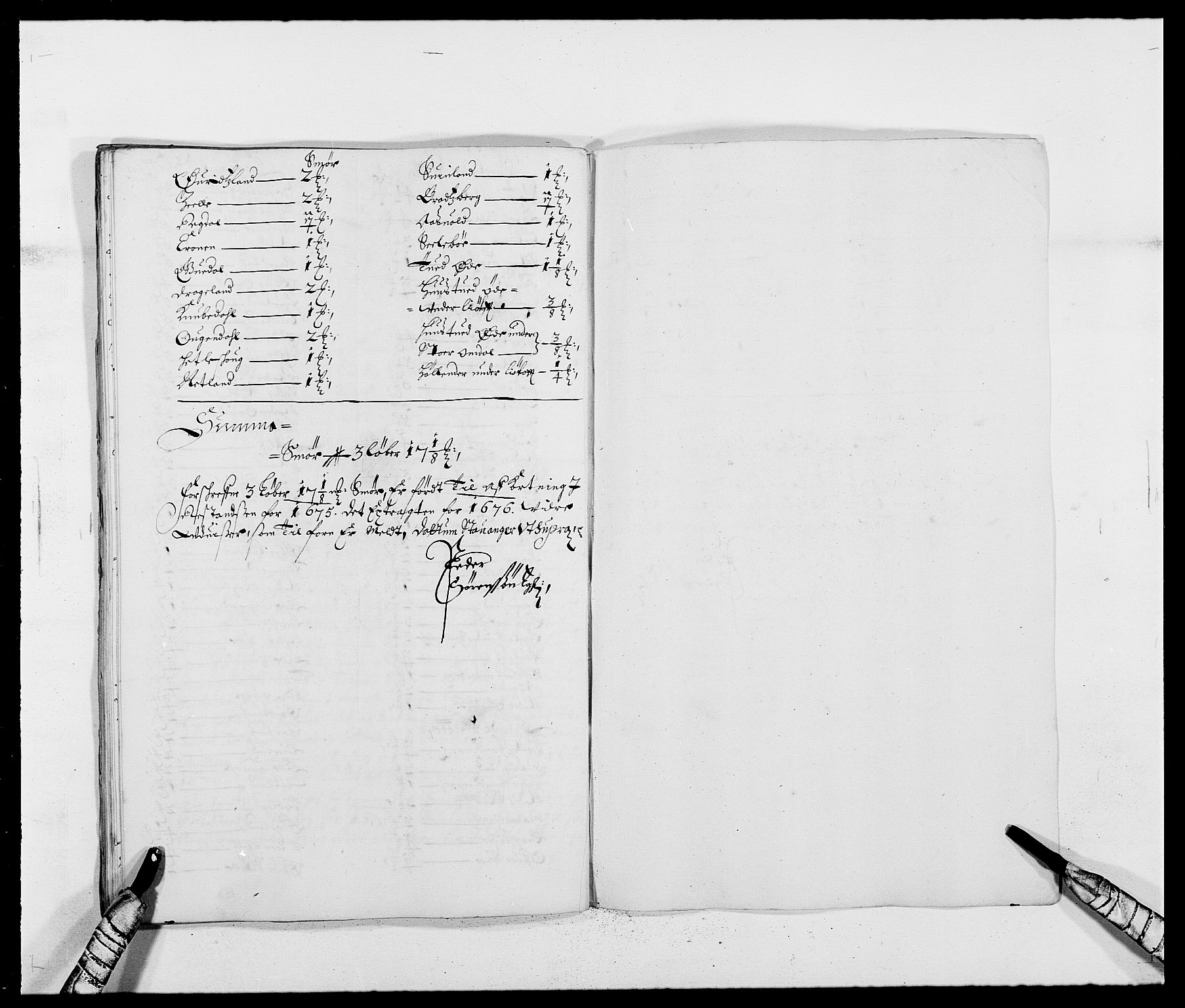 Rentekammeret inntil 1814, Reviderte regnskaper, Fogderegnskap, RA/EA-4092/R46/L2716: Fogderegnskap Jæren og Dalane, 1676, s. 98