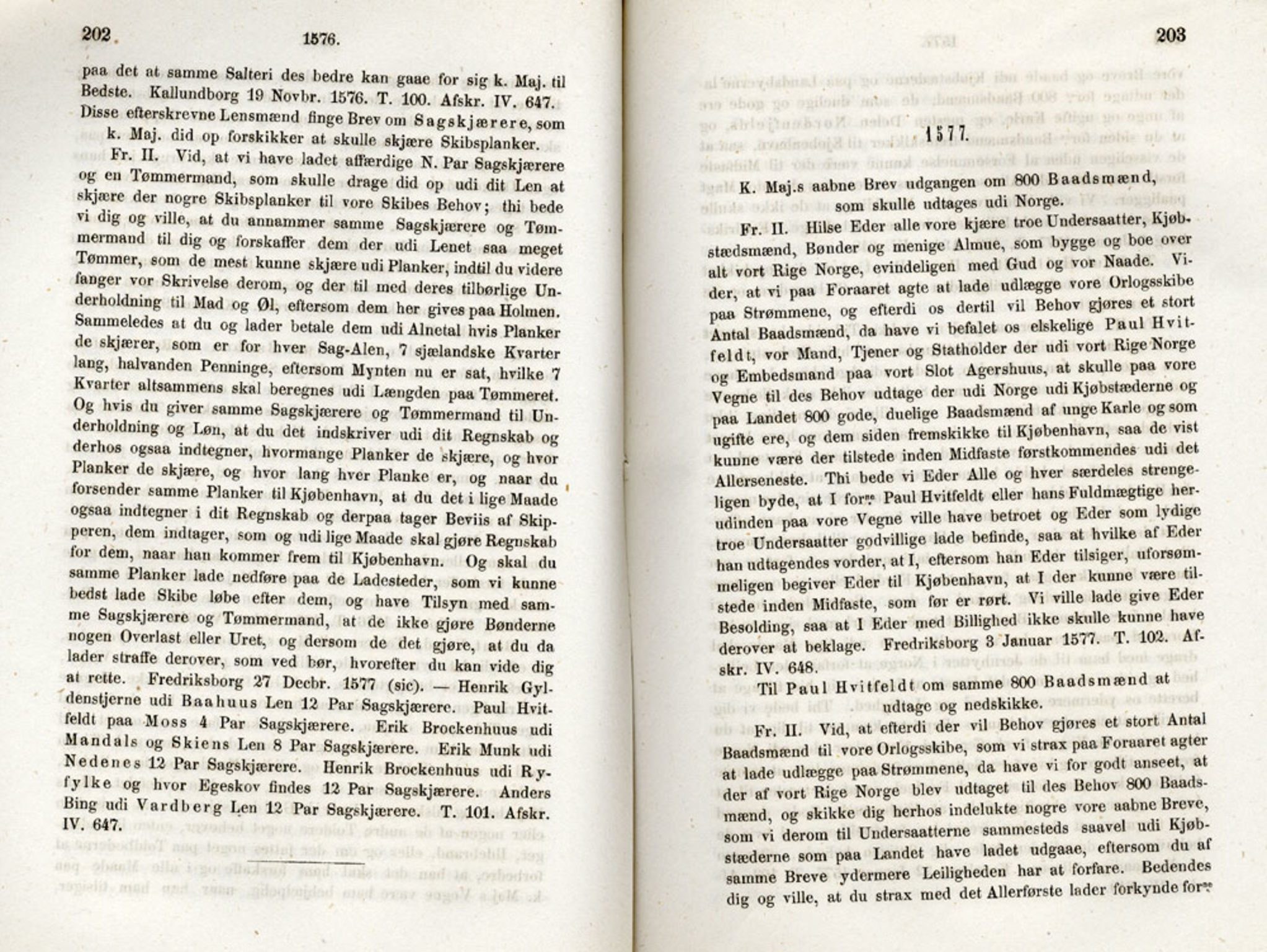 Publikasjoner utgitt av Det Norske Historiske Kildeskriftfond, PUBL/-/-/-: Norske Rigs-Registranter, bind 2, 1572-1588, s. 202-203