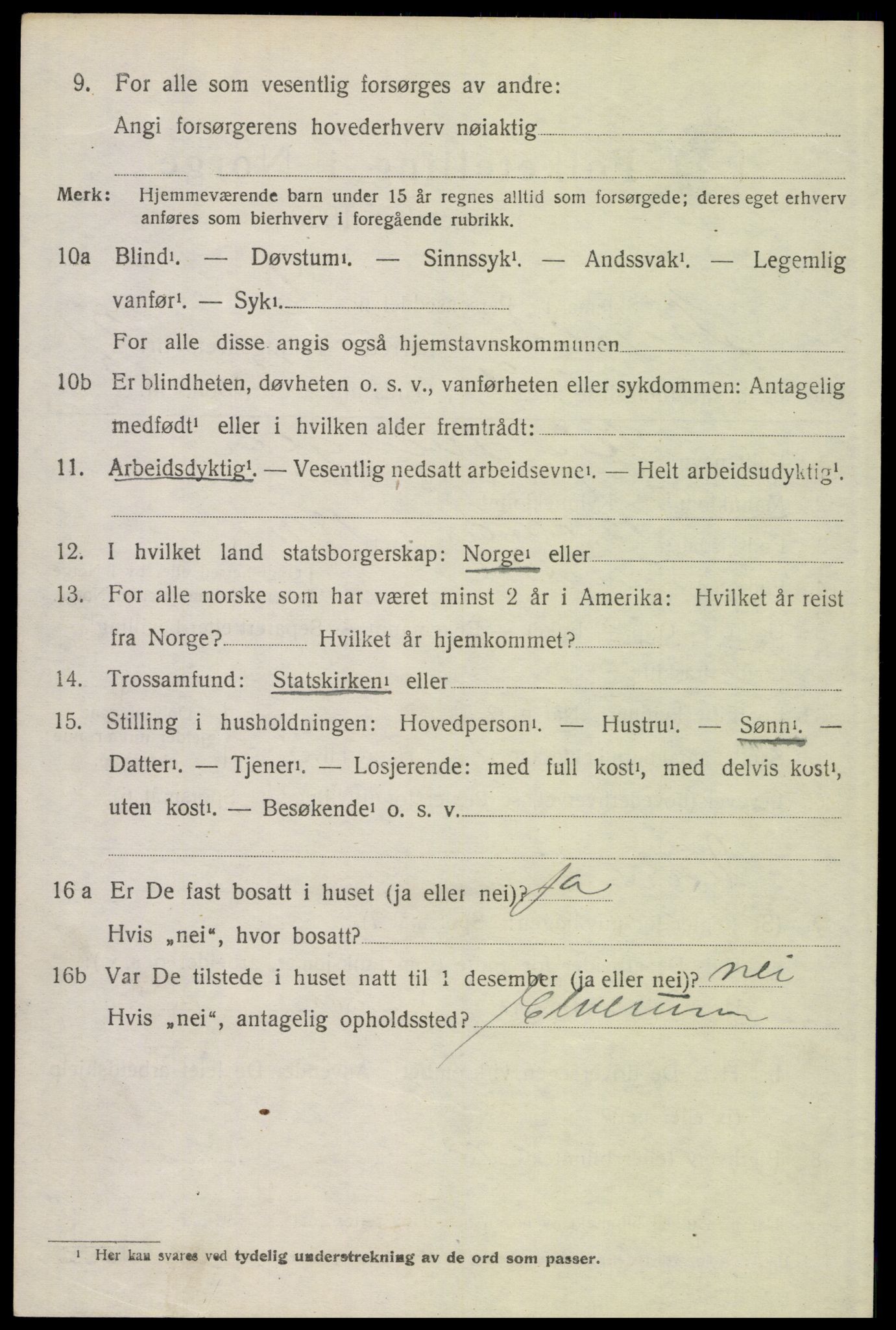 SAH, Folketelling 1920 for 0428 Trysil herred, 1920, s. 14126