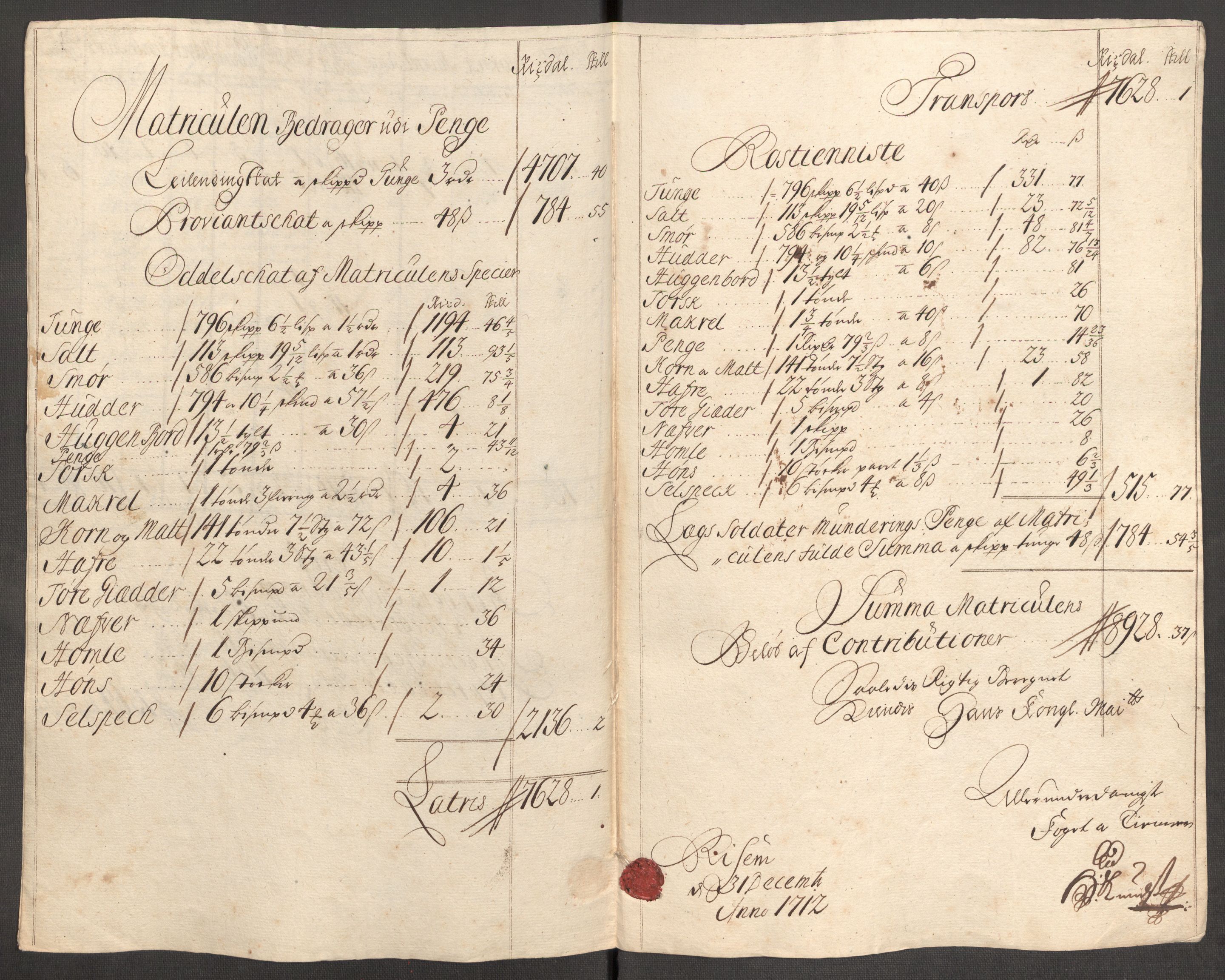 Rentekammeret inntil 1814, Reviderte regnskaper, Fogderegnskap, AV/RA-EA-4092/R04/L0137: Fogderegnskap Moss, Onsøy, Tune, Veme og Åbygge, 1712, s. 16