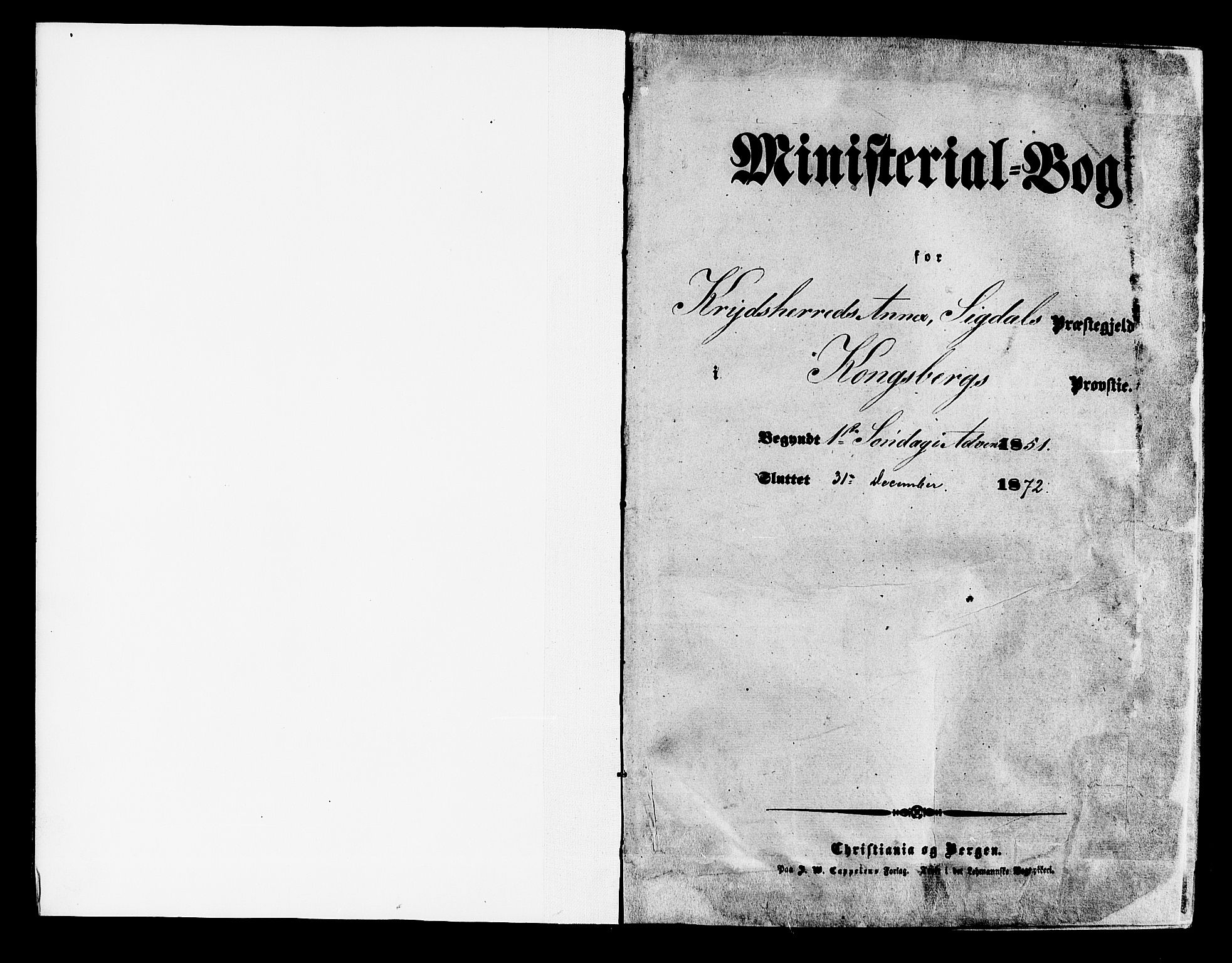 Krødsherad kirkebøker, AV/SAKO-A-19/F/Fa/L0003: Ministerialbok nr. 3, 1851-1872
