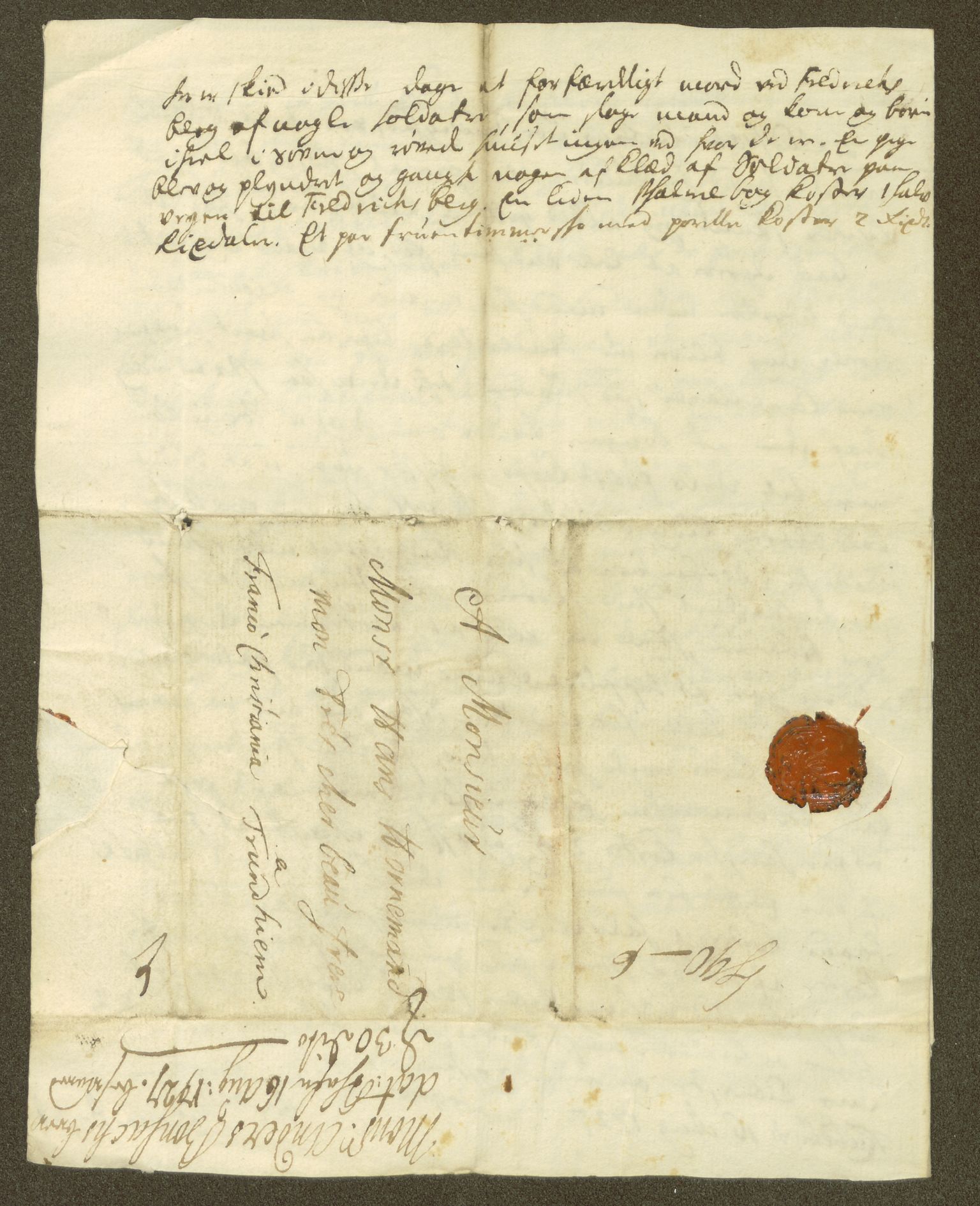 Horneman, AV/SAT-PA-0236/G/L0130: Familiebrev og dokumenter: Bonsach, 1727-1763, s. 11