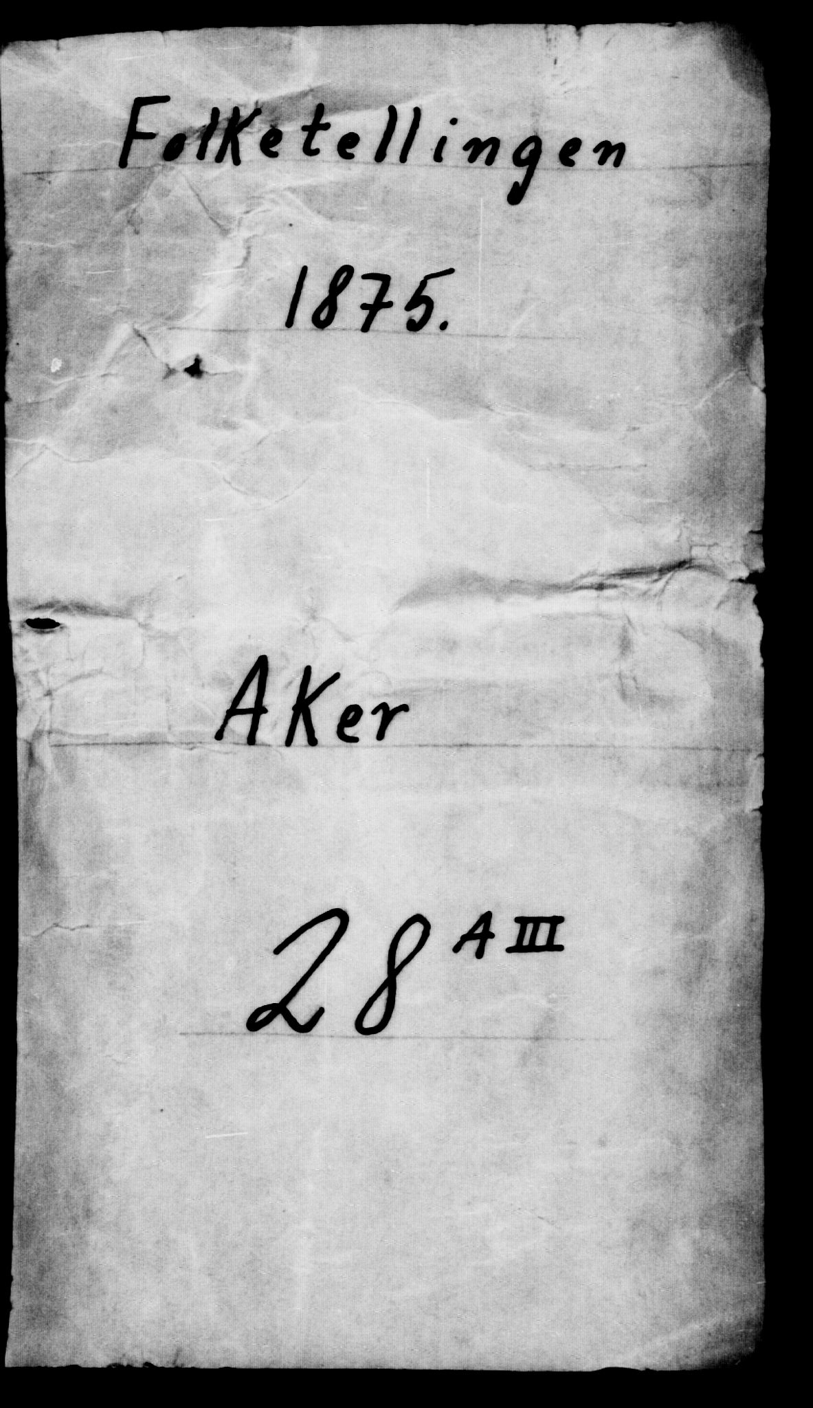 RA, Folketelling 1875 for 0218bP Østre Aker prestegjeld, 1875, s. 3018