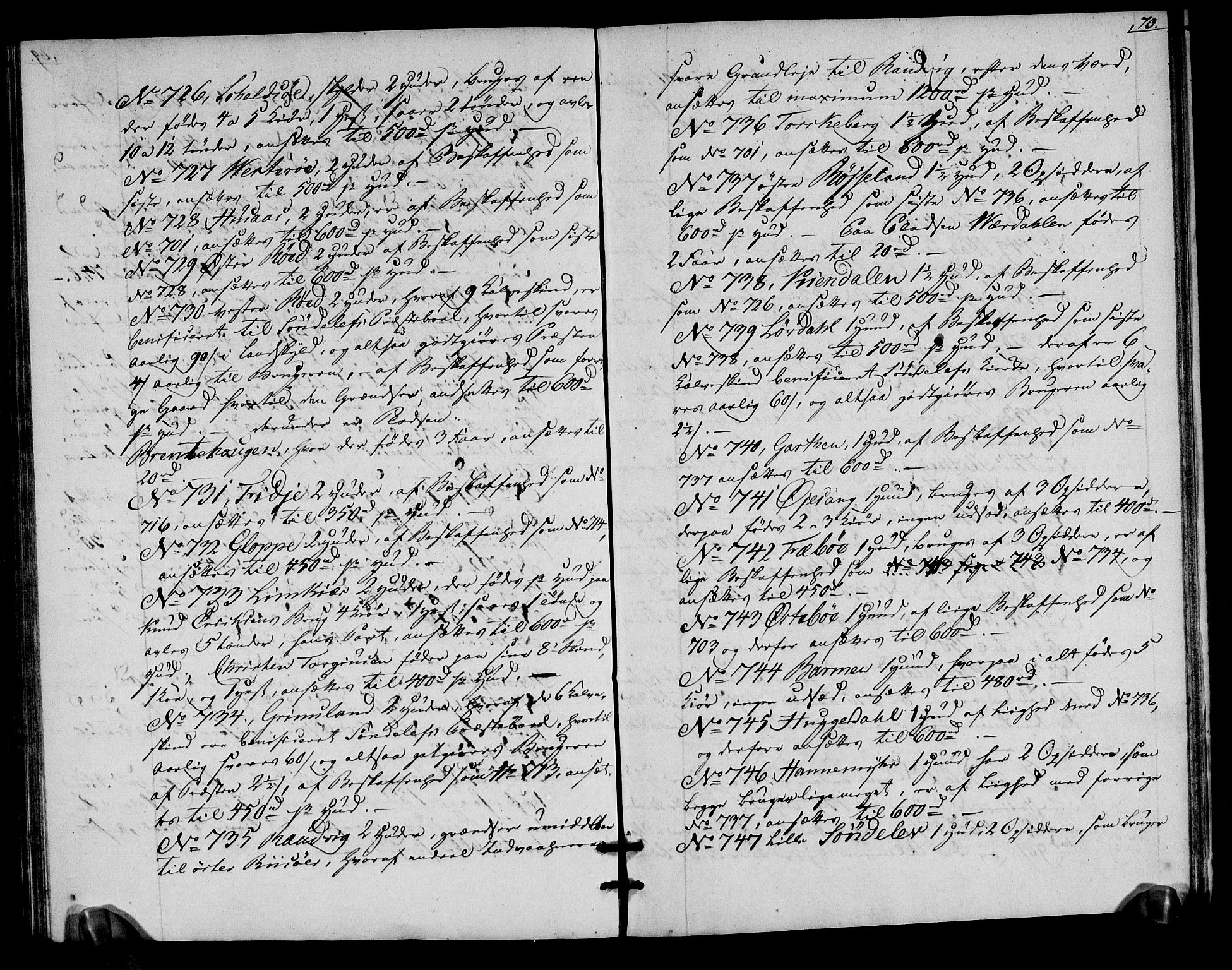 Rentekammeret inntil 1814, Realistisk ordnet avdeling, AV/RA-EA-4070/N/Ne/Nea/L0077: Nedenes fogderi. Deliberasjonsprotokoll, 1803, s. 73