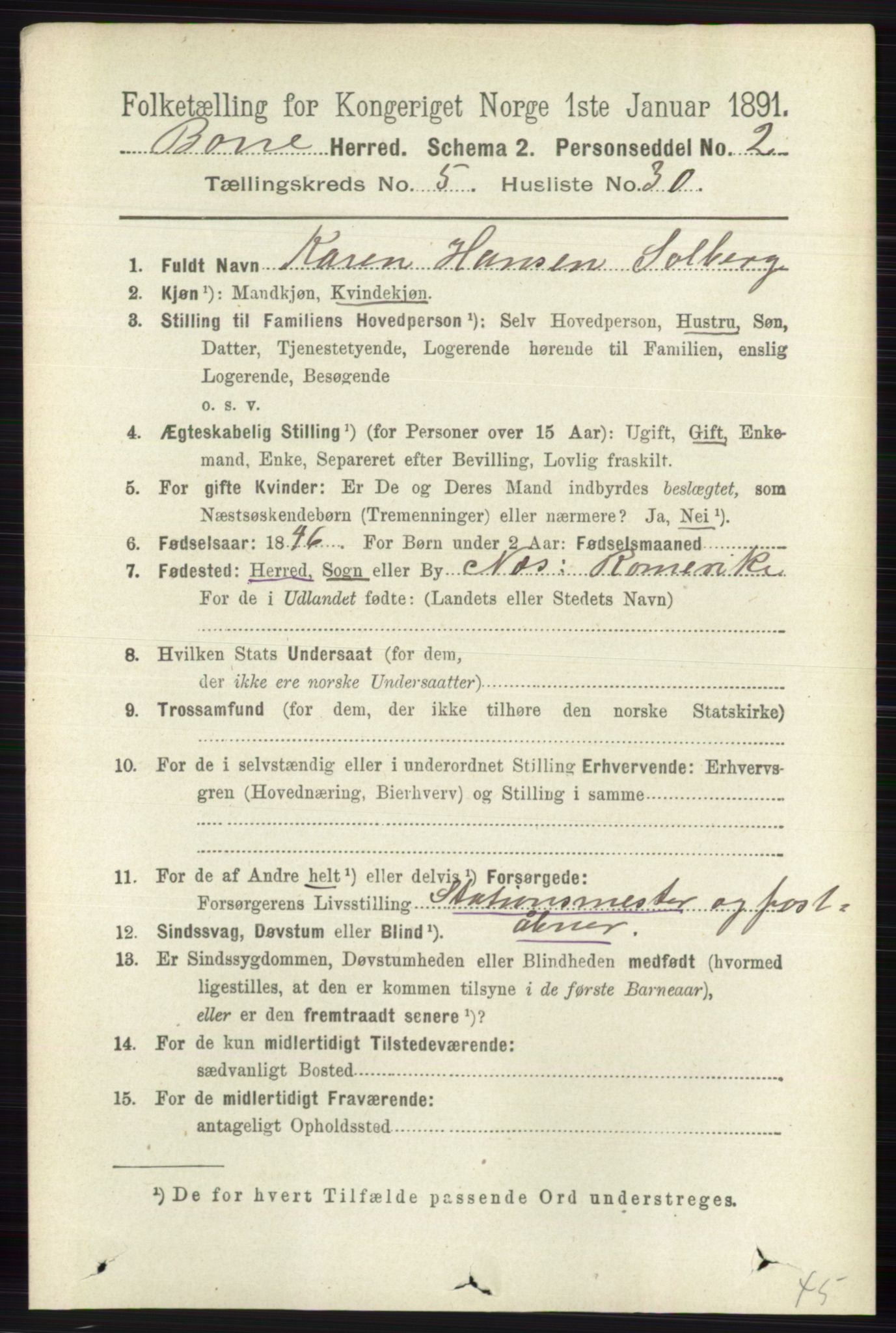 RA, Folketelling 1891 for 0717 Borre herred, 1891, s. 2203