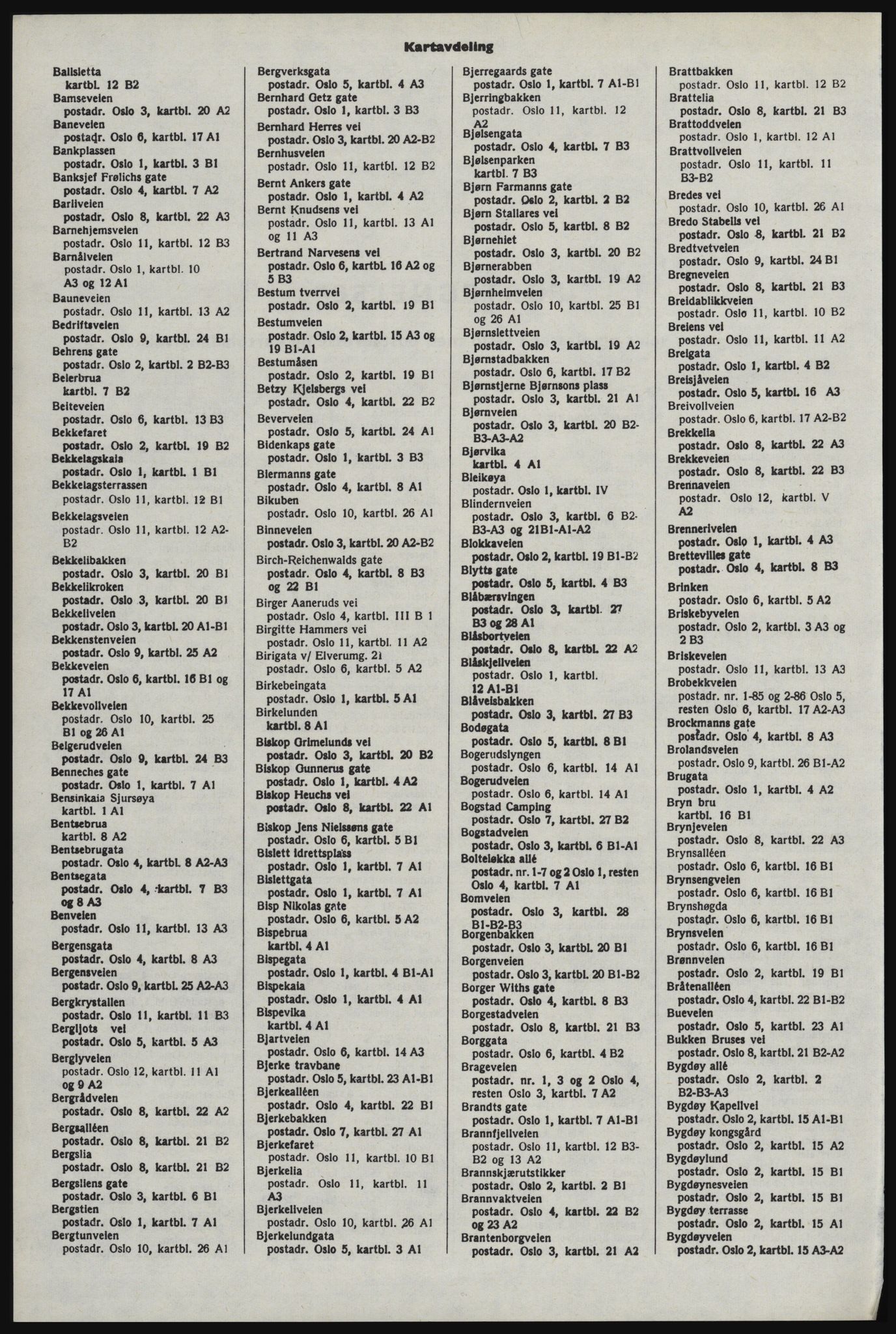 Kristiania/Oslo adressebok, PUBL/-, 1977-1978