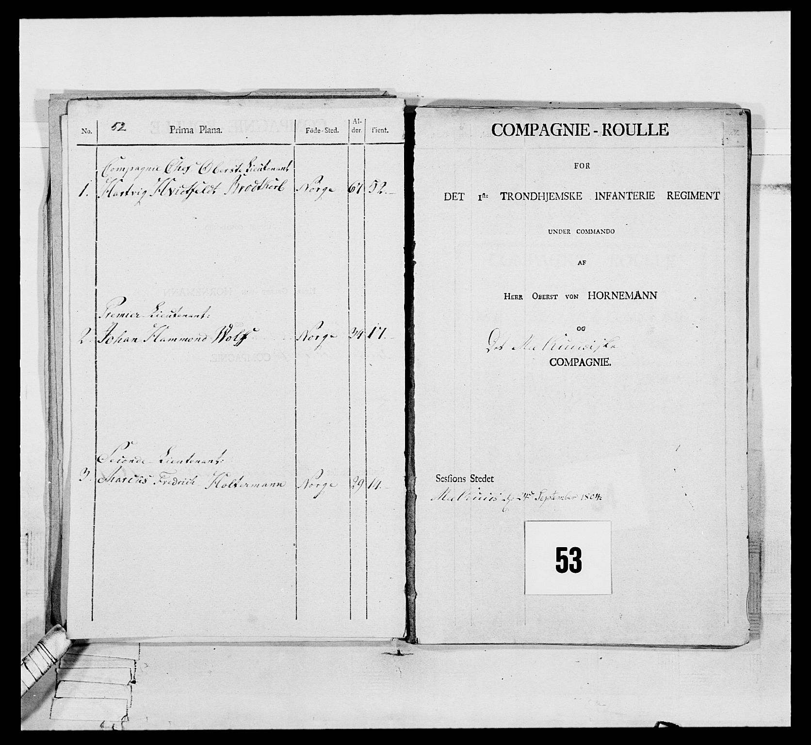 Generalitets- og kommissariatskollegiet, Det kongelige norske kommissariatskollegium, RA/EA-5420/E/Eh/L0075a: 1. Trondheimske nasjonale infanteriregiment, 1789-1811, s. 130