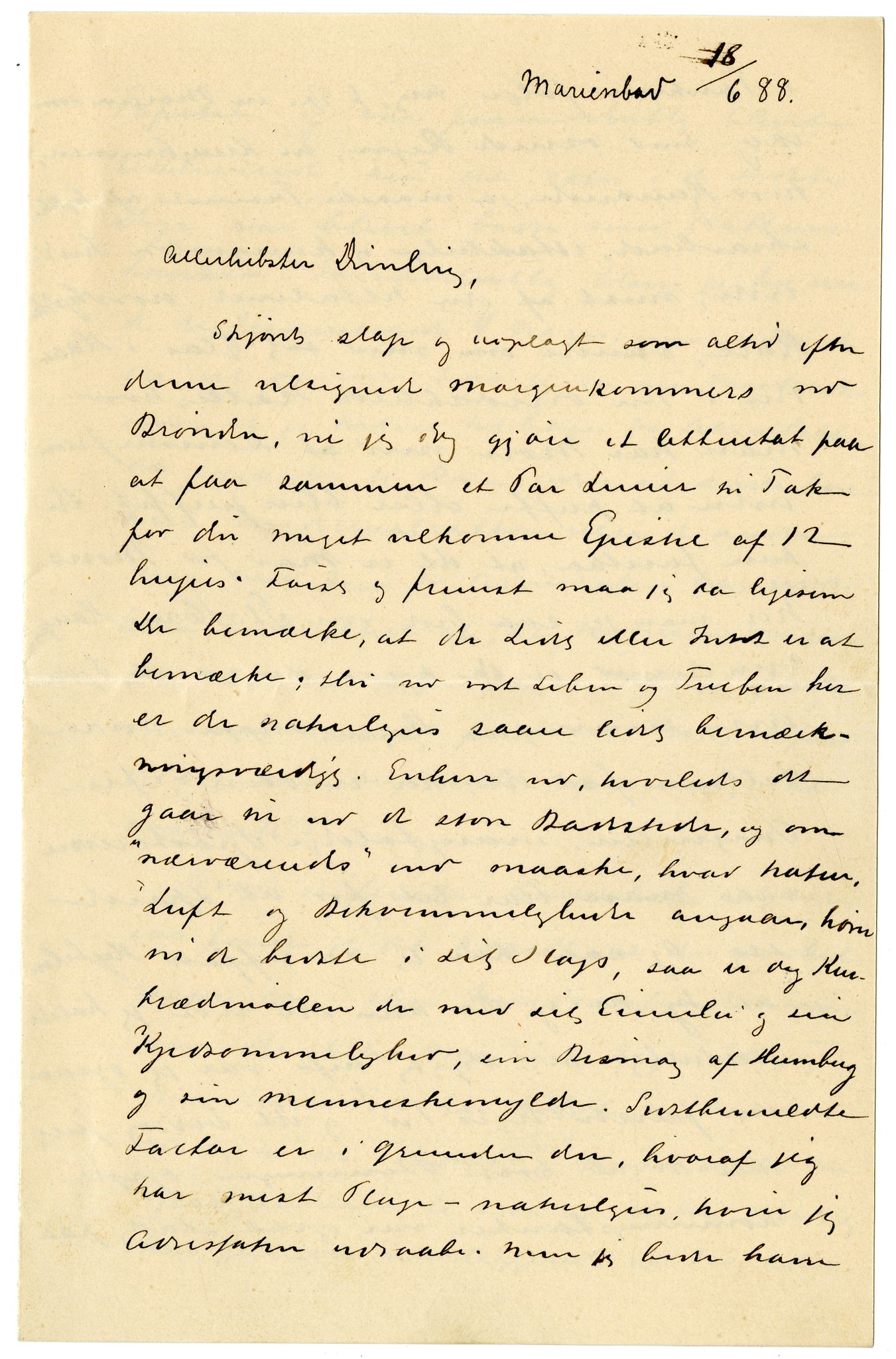 Diderik Maria Aalls brevsamling, NF/Ark-1023/F/L0001: D.M. Aalls brevsamling. A - B, 1738-1889, s. 395