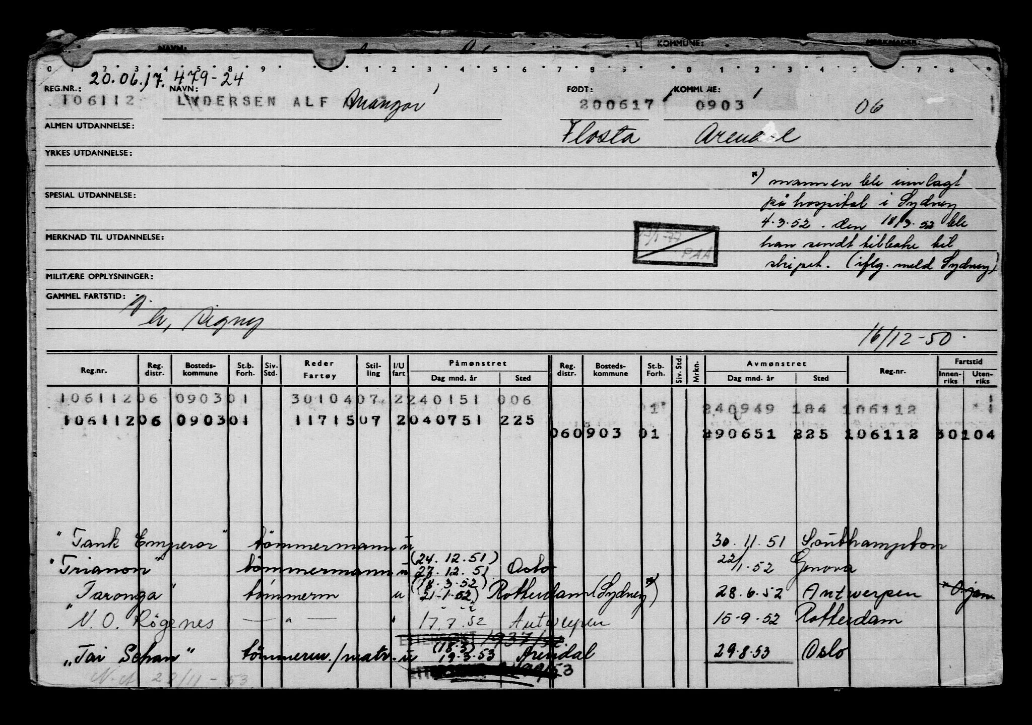 Direktoratet for sjømenn, AV/RA-S-3545/G/Gb/L0149: Hovedkort, 1917, s. 440