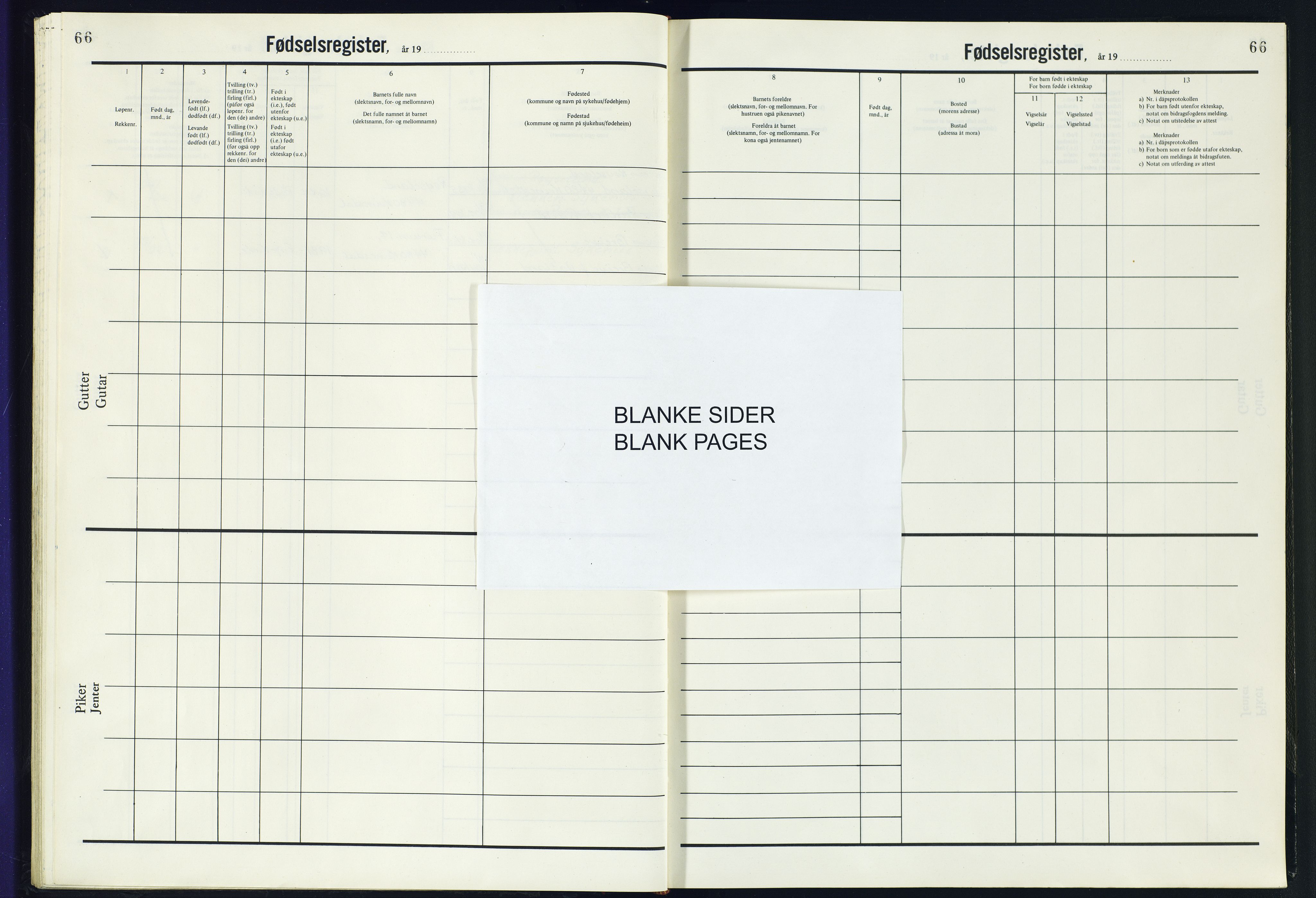 Kvinesdal sokneprestkontor, SAK/1111-0026/J/Ja/L0003: Fødselsregister nr. 3, 1972-1983