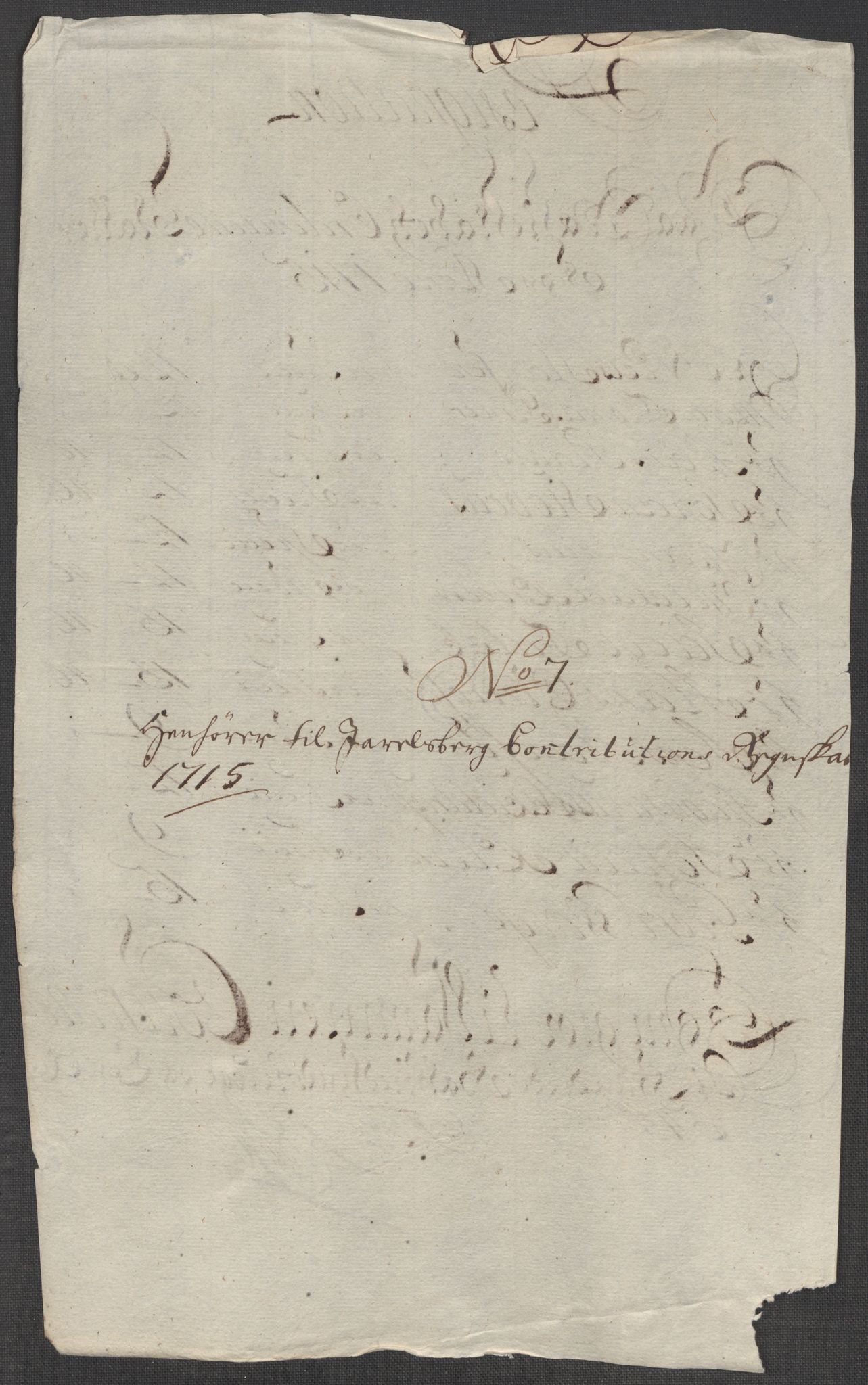 Rentekammeret inntil 1814, Reviderte regnskaper, Fogderegnskap, AV/RA-EA-4092/R32/L1879: Fogderegnskap Jarlsberg grevskap, 1714-1715, s. 365