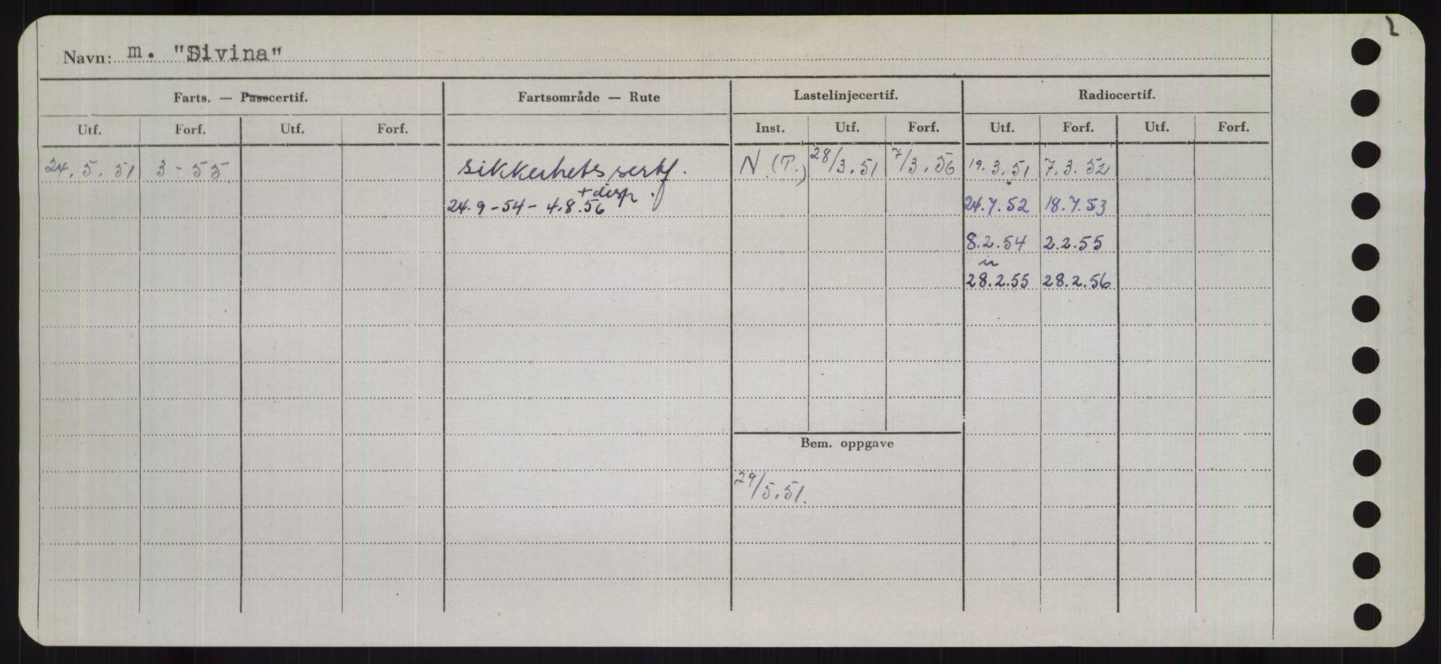 Sjøfartsdirektoratet med forløpere, Skipsmålingen, RA/S-1627/H/Hb/L0001: Fartøy, A-D, s. 502