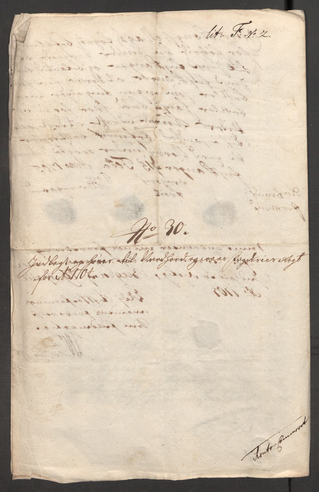 Rentekammeret inntil 1814, Reviderte regnskaper, Fogderegnskap, AV/RA-EA-4092/R51/L3187: Fogderegnskap Nordhordland og Voss, 1704-1705, s. 207