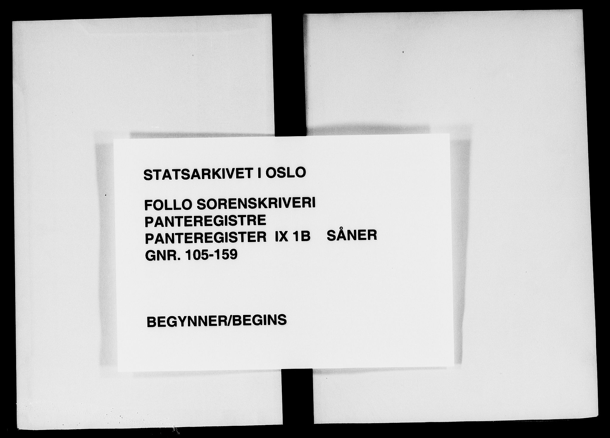 Follo sorenskriveri, SAO/A-10274/G/Gb/Gbi/L0001b: Panteregister nr. IX 1b, 1897-1938