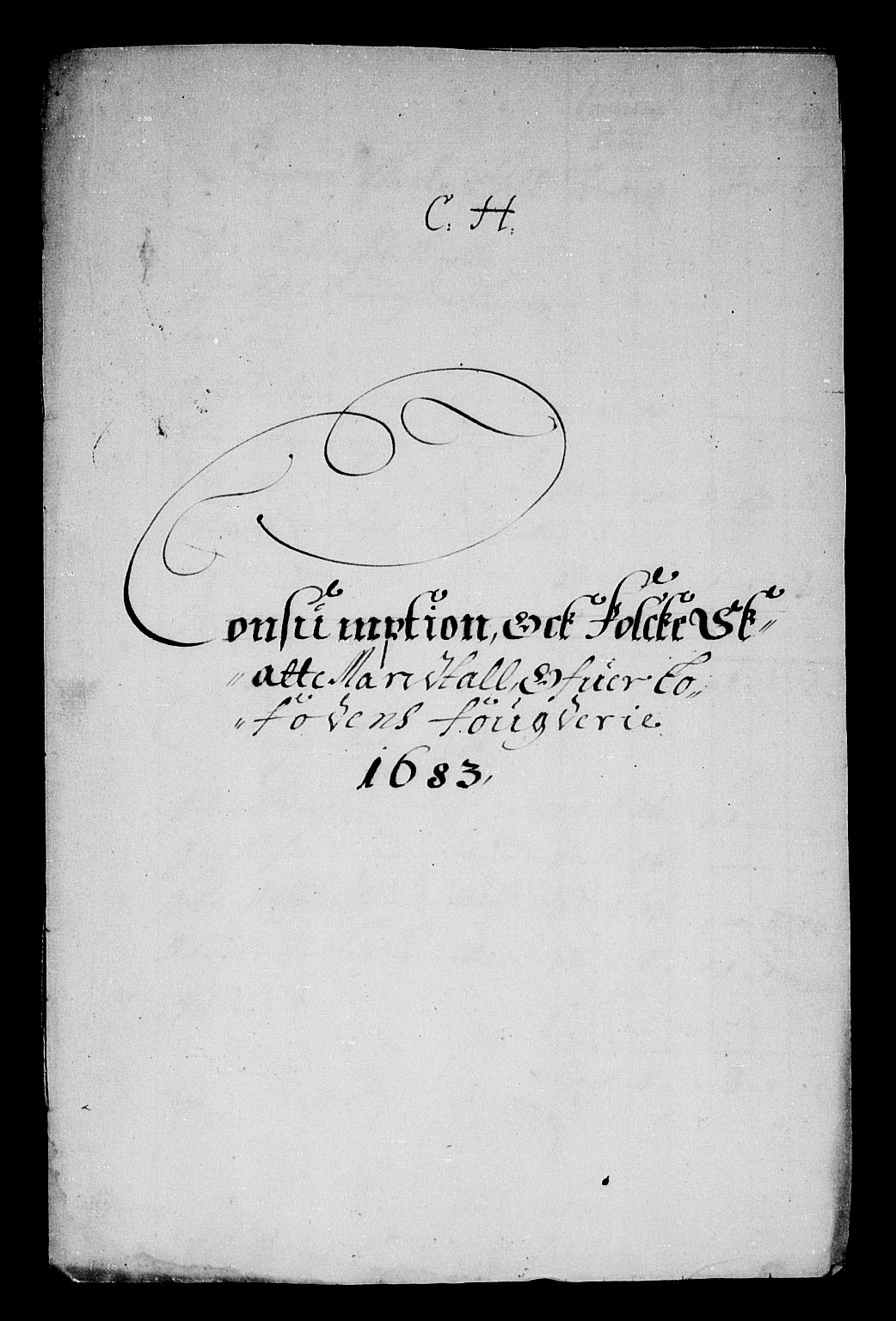 Rentekammeret inntil 1814, Reviderte regnskaper, Stiftamtstueregnskaper, Trondheim stiftamt og Nordland amt, AV/RA-EA-6044/R/Rg/L0074: Trondheim stiftamt og Nordland amt, 1683