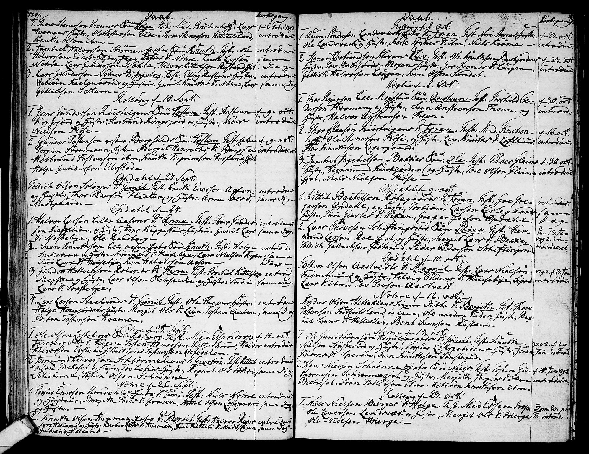 Rollag kirkebøker, SAKO/A-240/F/Fa/L0004: Ministerialbok nr. I 4, 1778-1792, s. 49