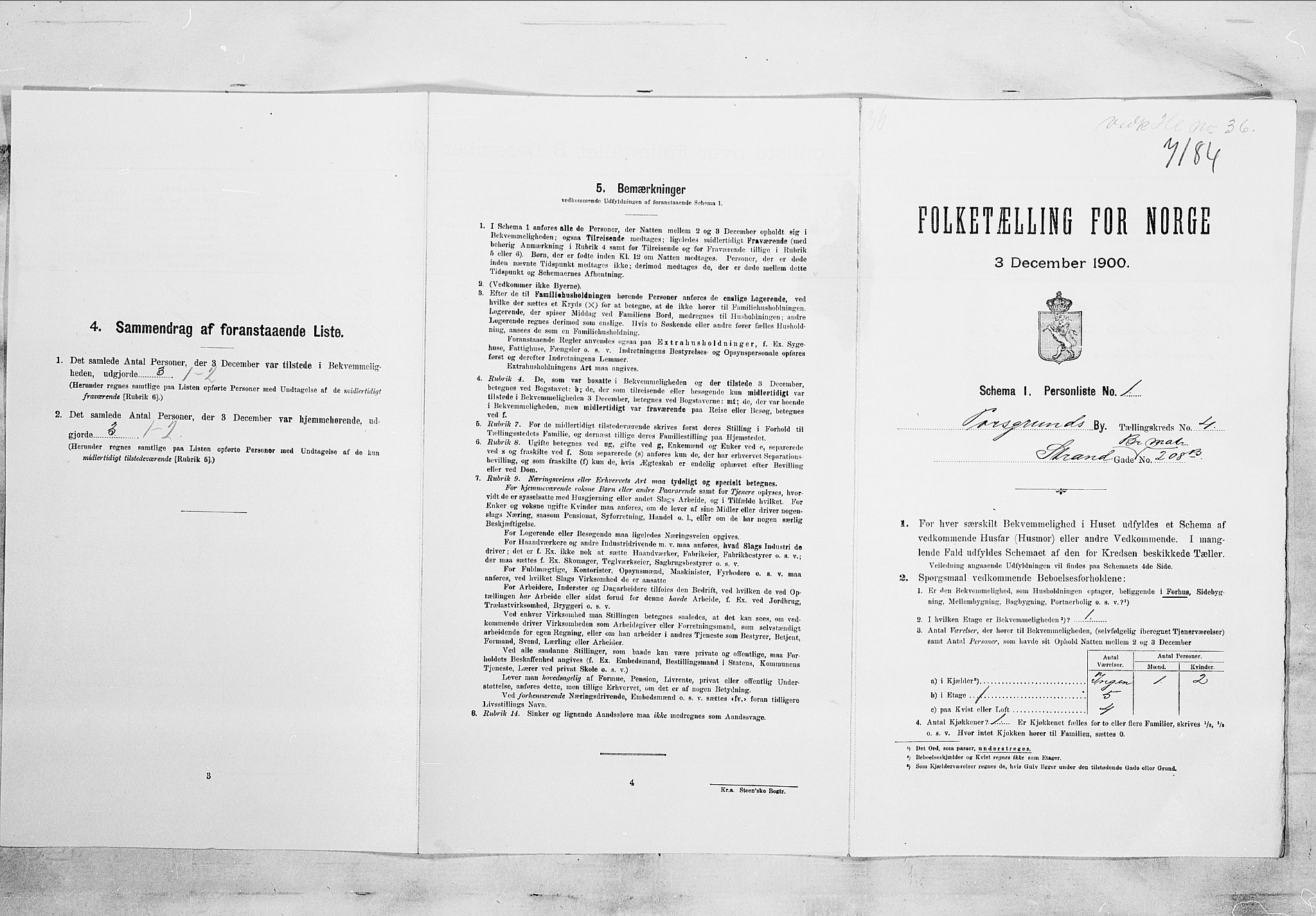 SAKO, Folketelling 1900 for 0805 Porsgrunn kjøpstad, 1900, s. 709