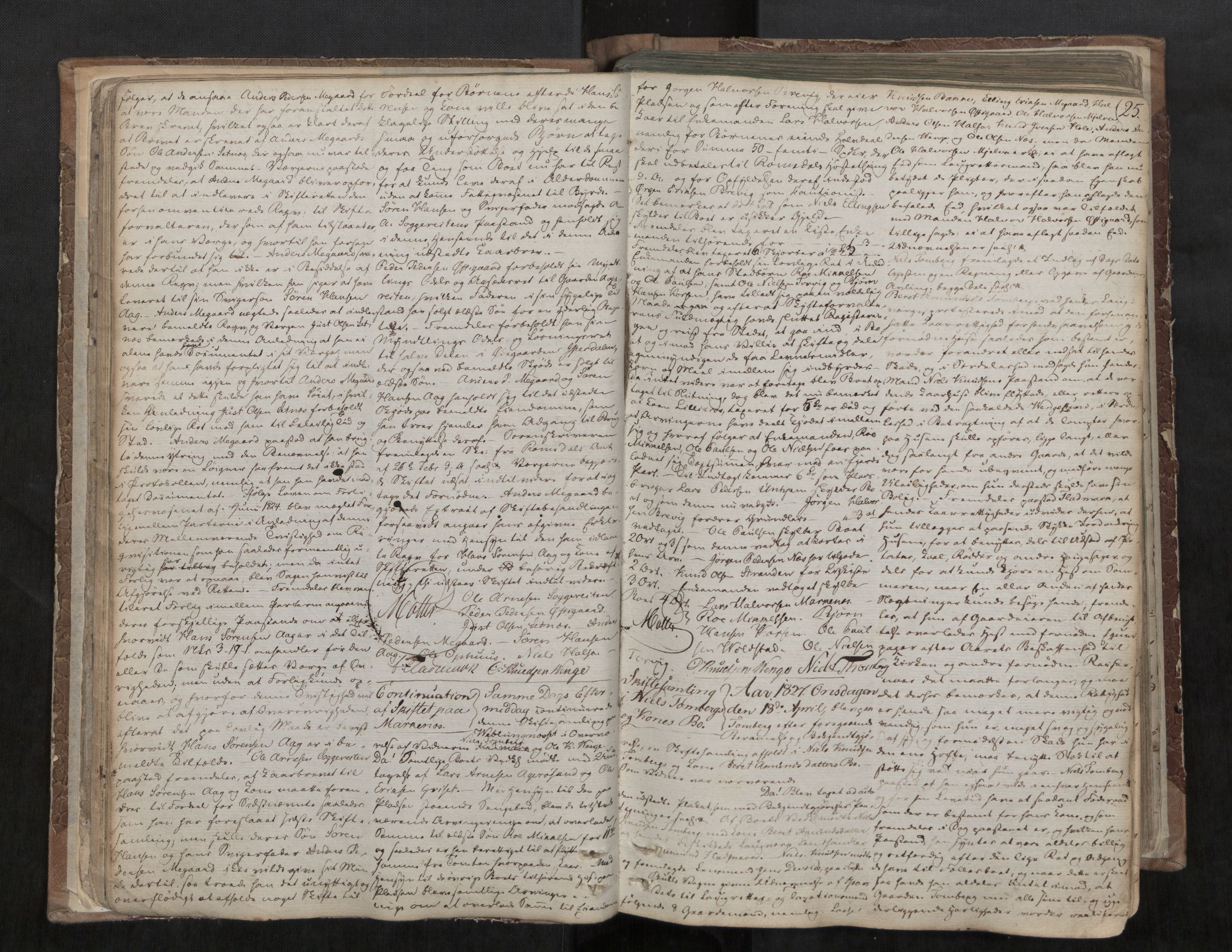 Romsdal sorenskriveri, AV/SAT-A-4149/1/3/3B/L0002: Skiftebehandlingsprotokoll, 1826-1838, s. 25