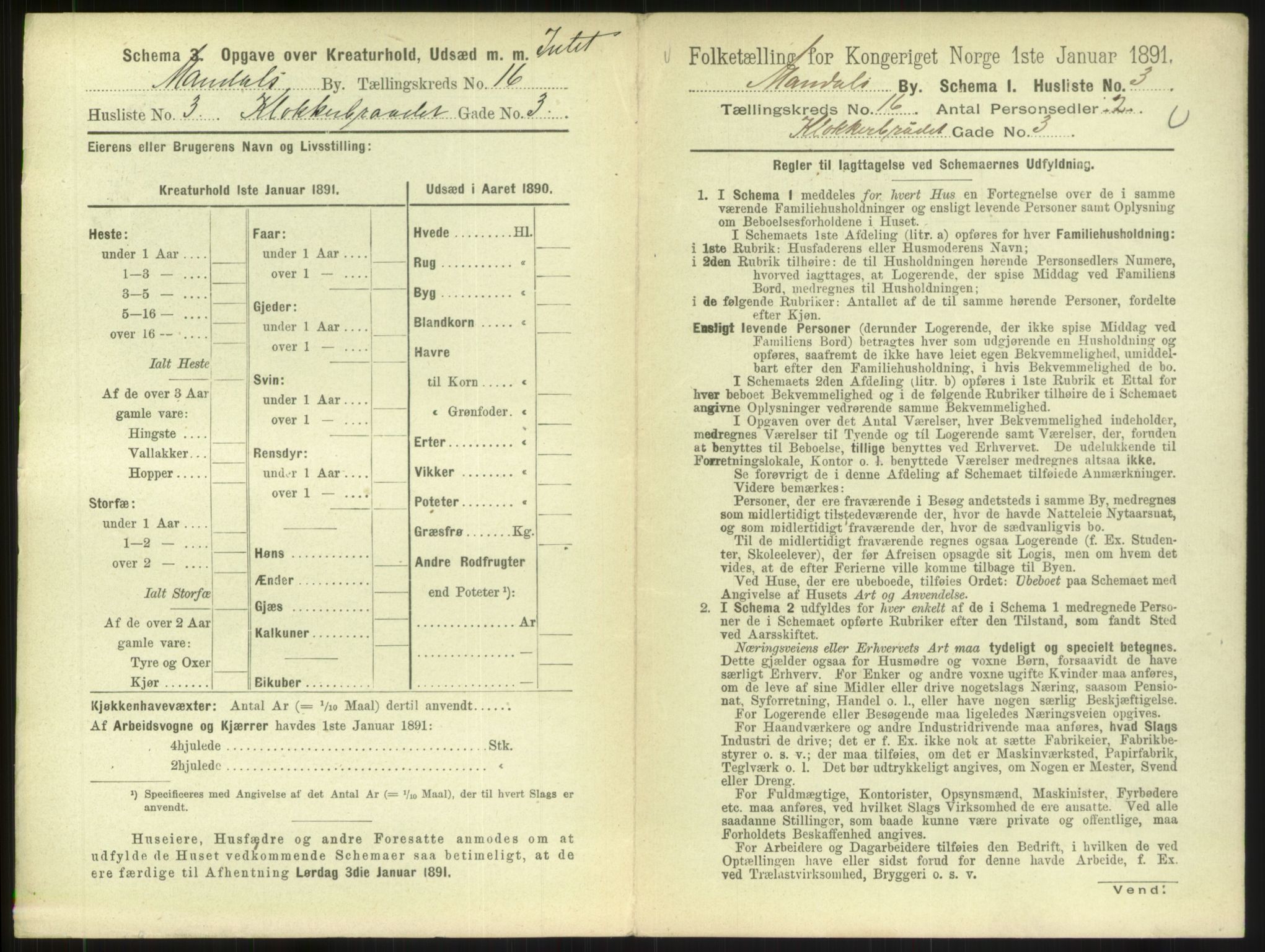 RA, Folketelling 1891 for 1002 Mandal ladested, 1891, s. 739
