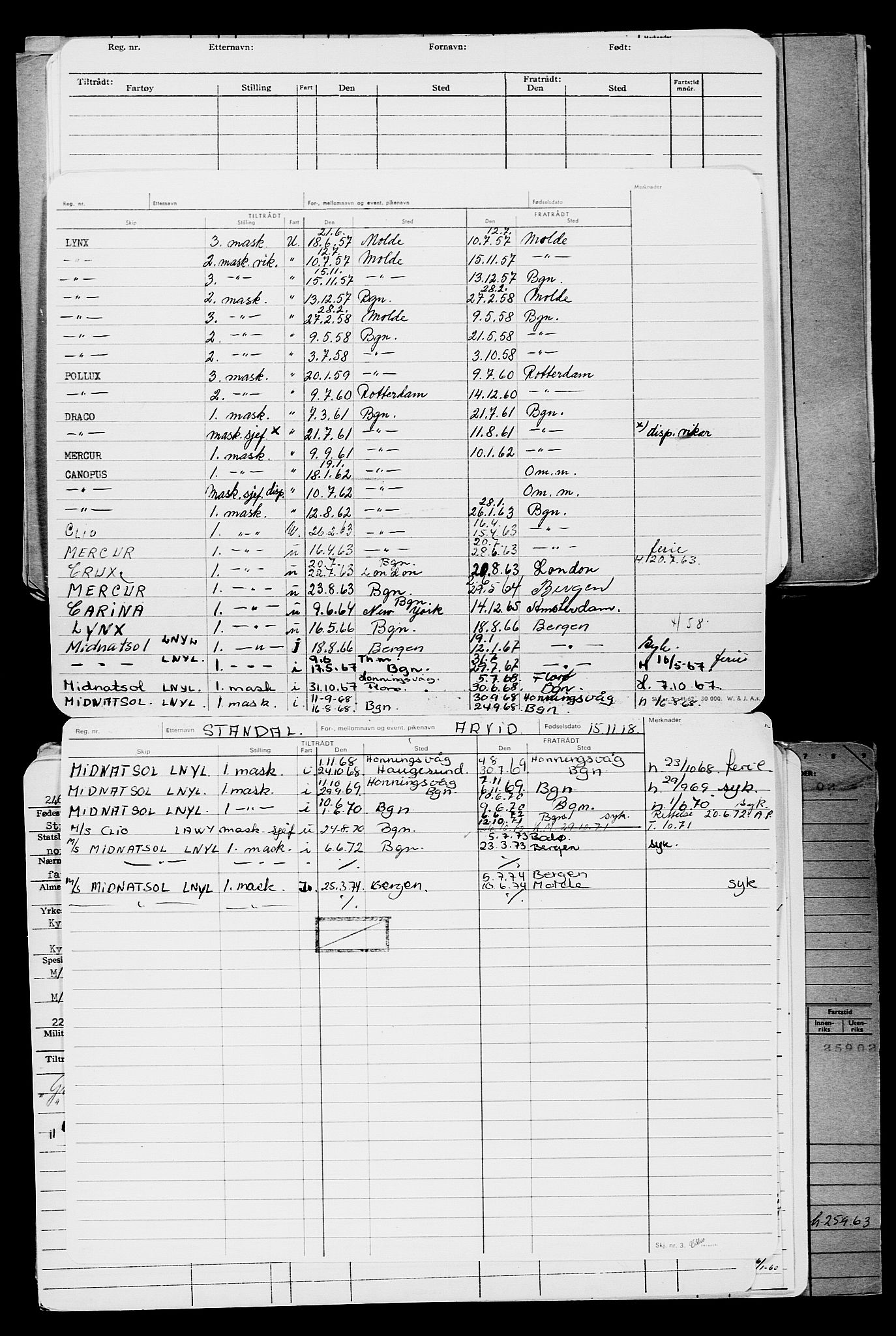 Direktoratet for sjømenn, AV/RA-S-3545/G/Gb/L0164: Hovedkort, 1918, s. 116