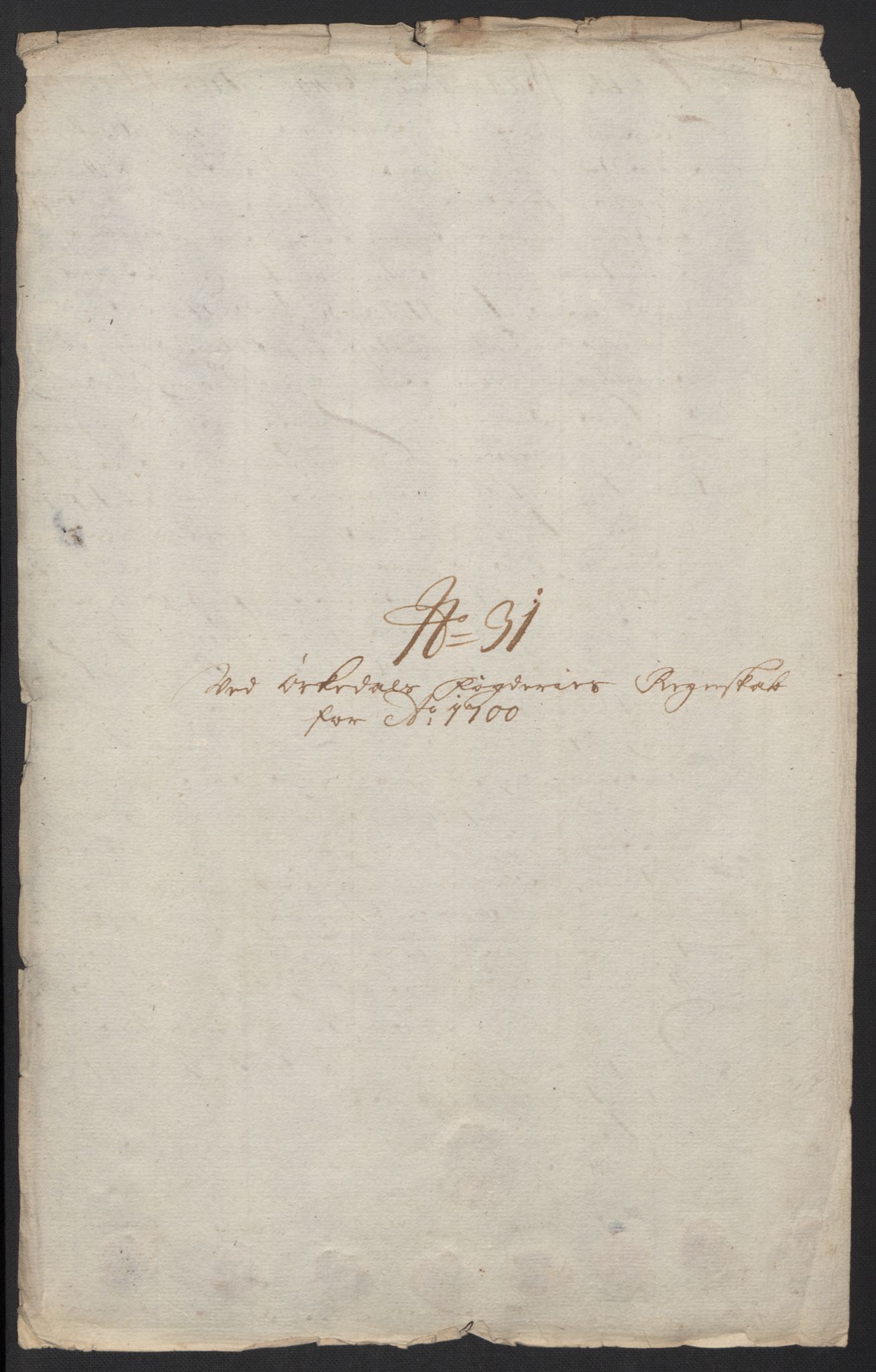 Rentekammeret inntil 1814, Reviderte regnskaper, Fogderegnskap, RA/EA-4092/R60/L3950: Fogderegnskap Orkdal og Gauldal, 1700, s. 241