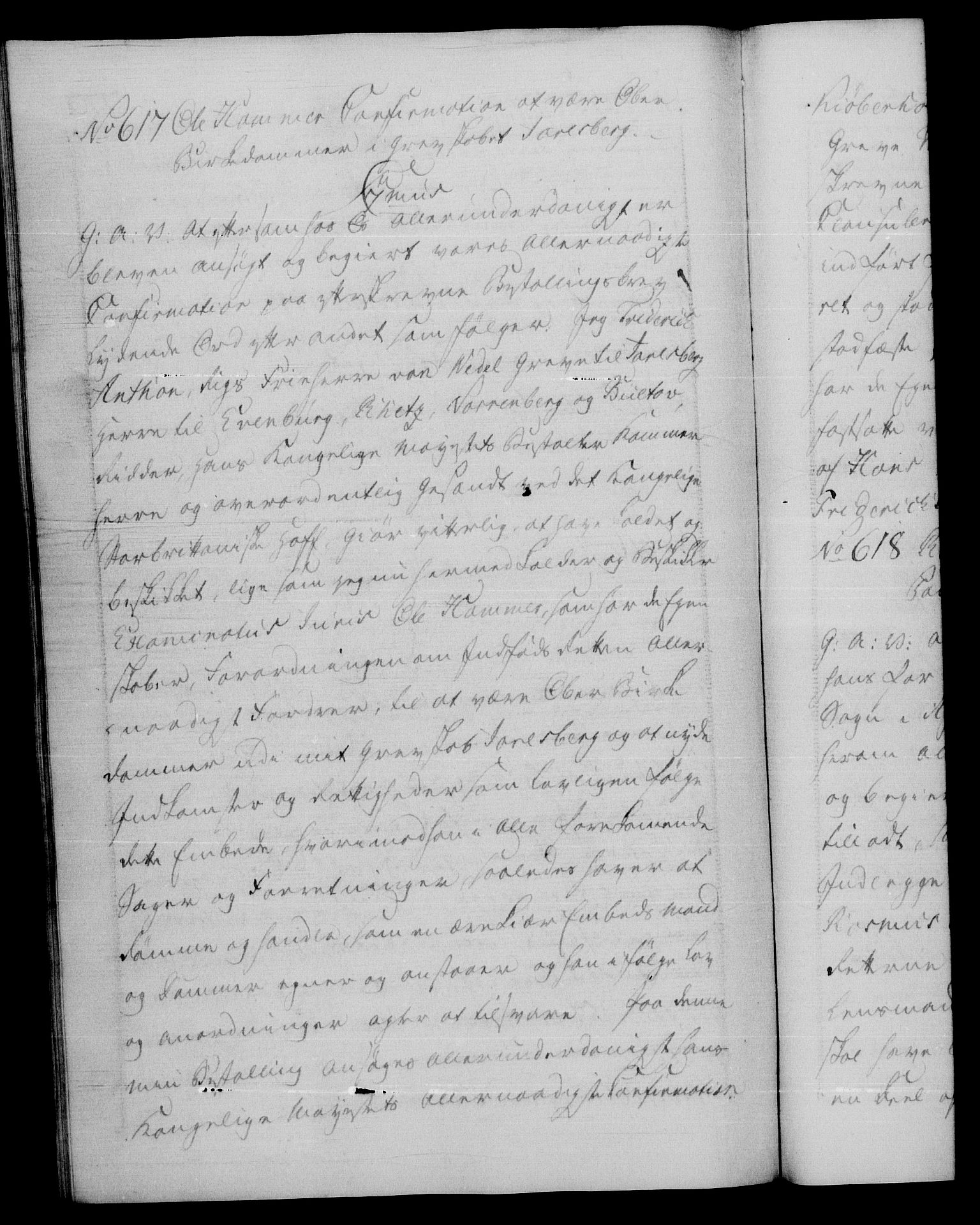 Danske Kanselli 1572-1799, RA/EA-3023/F/Fc/Fca/Fcaa/L0052: Norske registre, 1788-1789, s. 773b