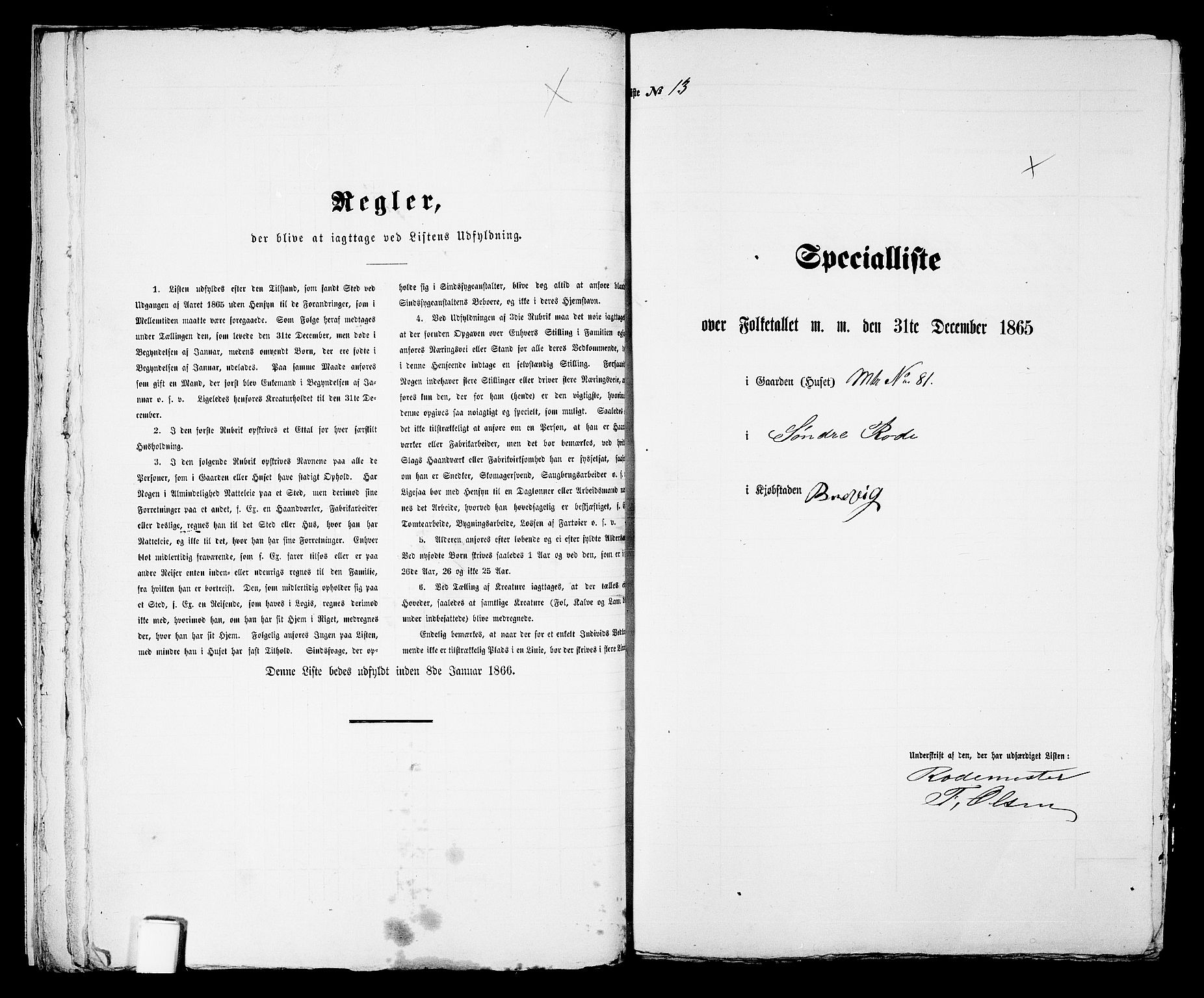 RA, Folketelling 1865 for 0804P Brevik prestegjeld, 1865, s. 403