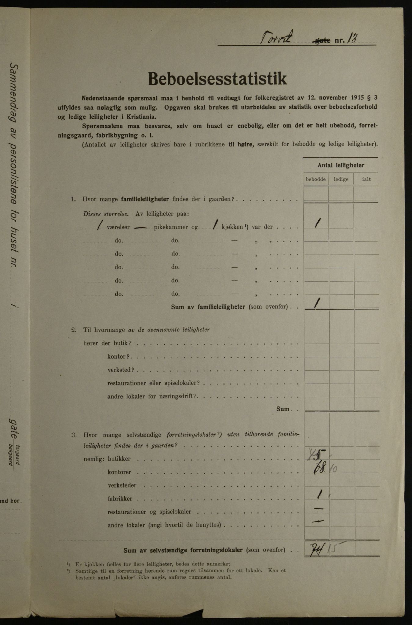 OBA, Kommunal folketelling 1.12.1923 for Kristiania, 1923, s. 114826