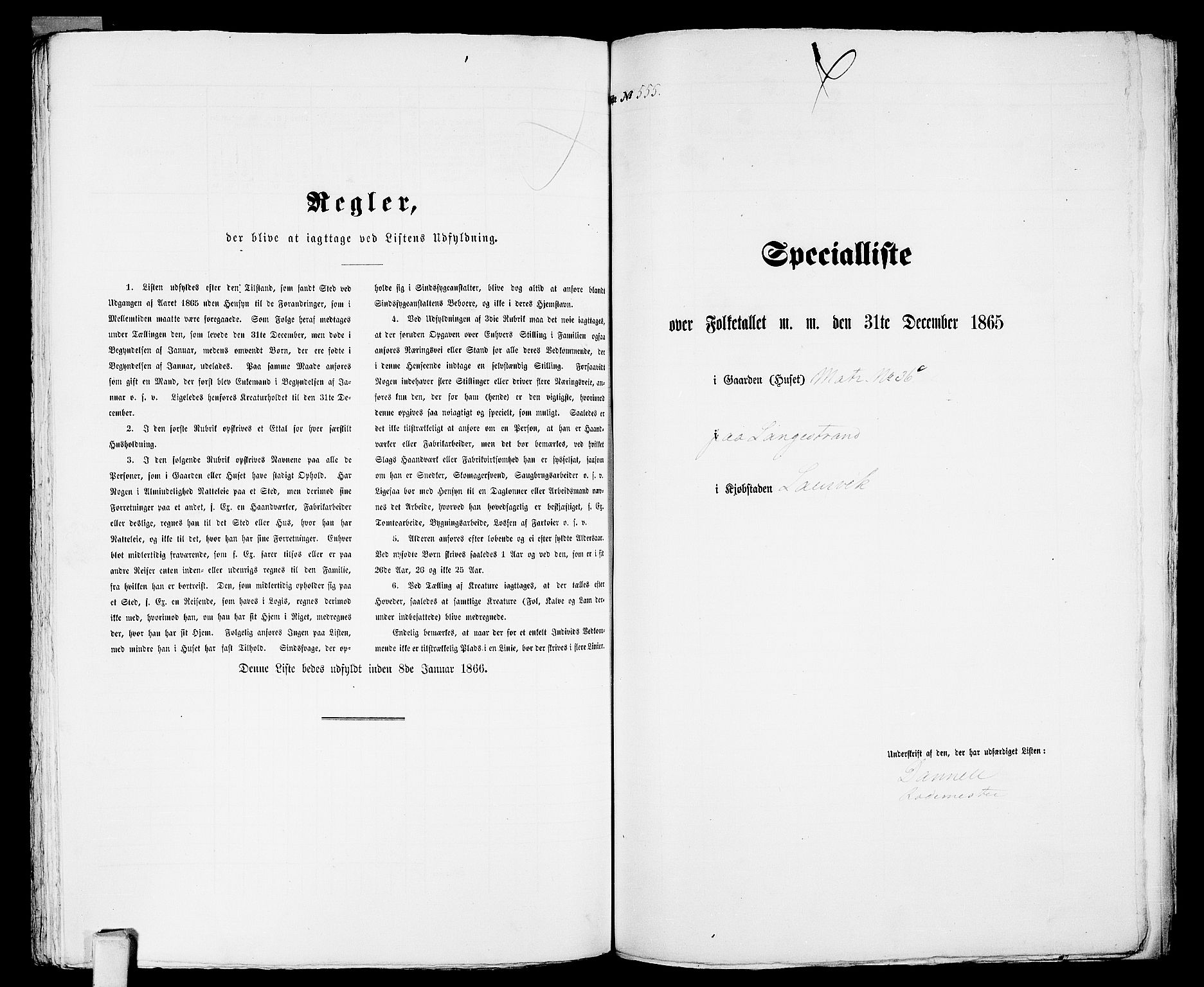 RA, Folketelling 1865 for 0707P Larvik prestegjeld, 1865, s. 1138