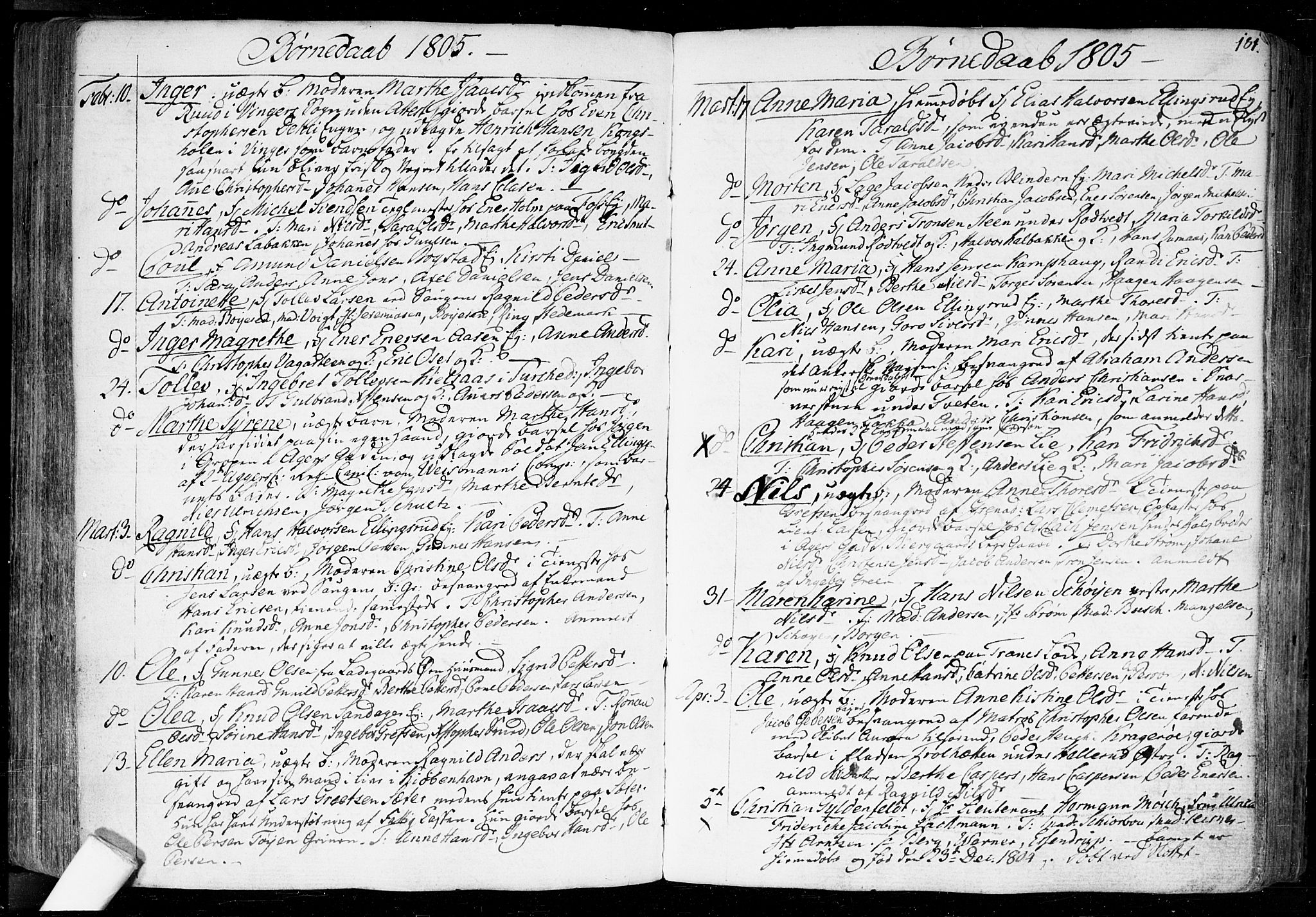 Aker prestekontor kirkebøker, SAO/A-10861/F/L0010: Ministerialbok nr. 10, 1786-1809, s. 181