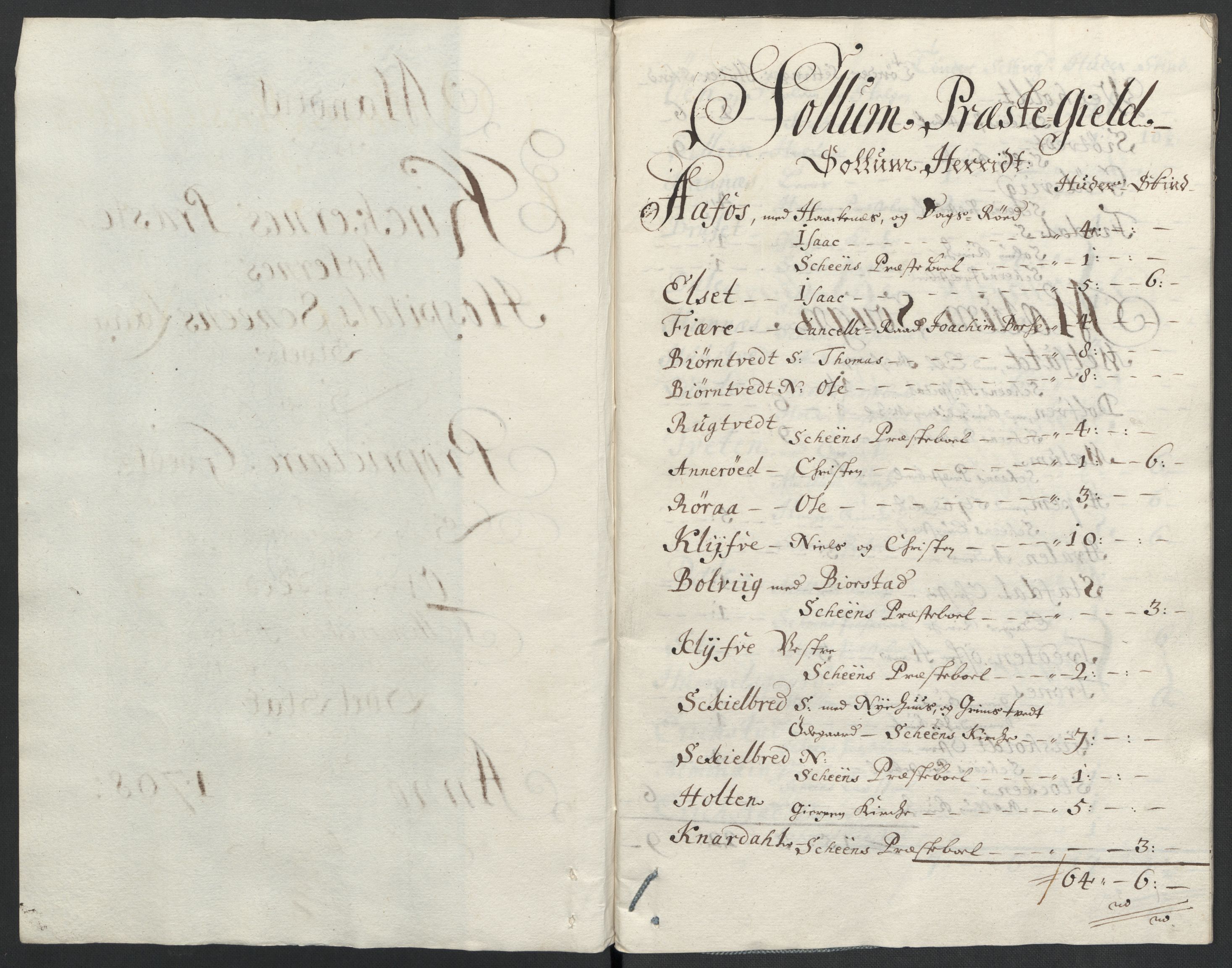Rentekammeret inntil 1814, Reviderte regnskaper, Fogderegnskap, RA/EA-4092/R36/L2118: Fogderegnskap Øvre og Nedre Telemark og Bamble, 1708-1709, s. 73