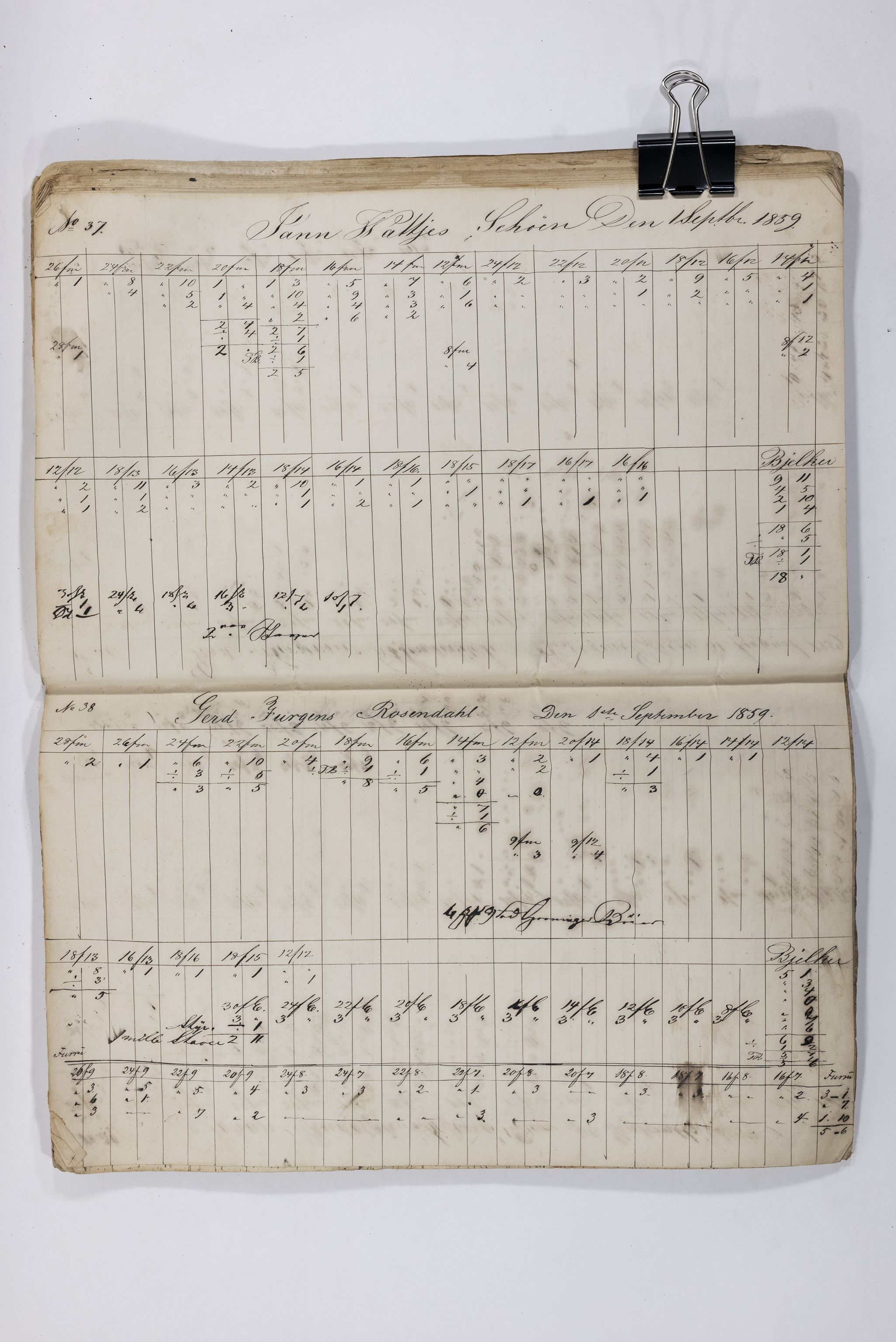 Blehr/ Kjellestad, TEMU/TGM-A-1212/E/Eb/L0008: Ladnings Liste, 1857-1859, s. 84
