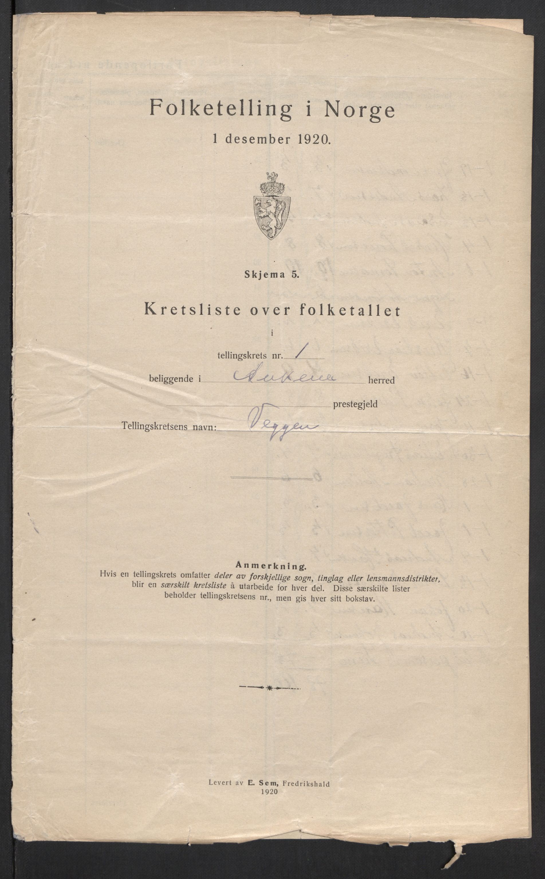 SAT, Folketelling 1920 for 1855 Ankenes herred, 1920, s. 19
