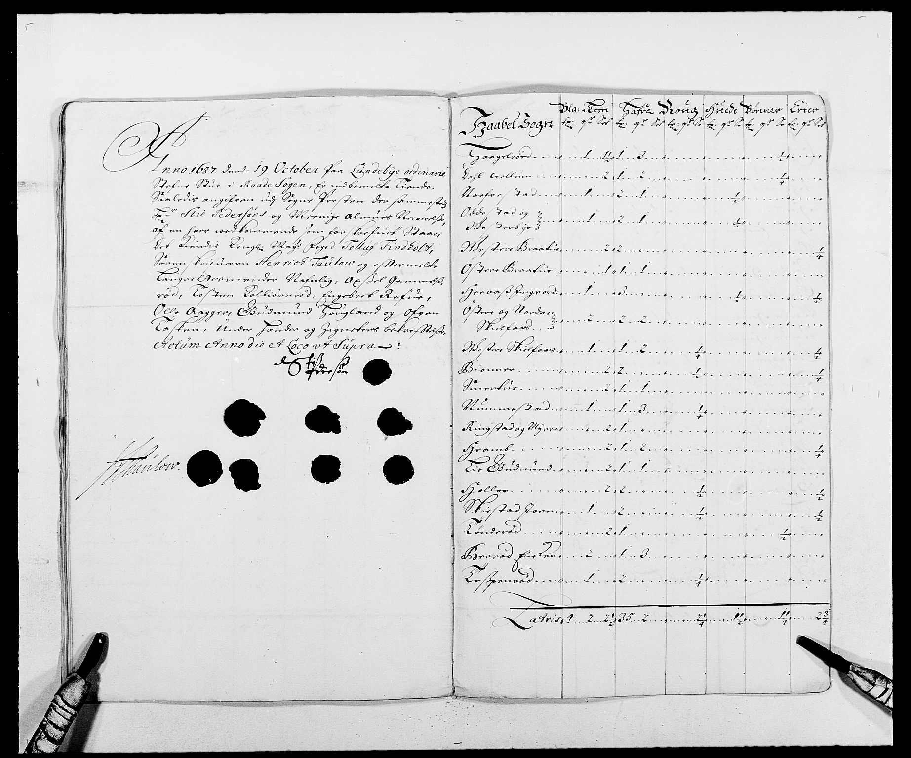 Rentekammeret inntil 1814, Reviderte regnskaper, Fogderegnskap, AV/RA-EA-4092/R02/L0105: Fogderegnskap Moss og Verne kloster, 1685-1687, s. 313