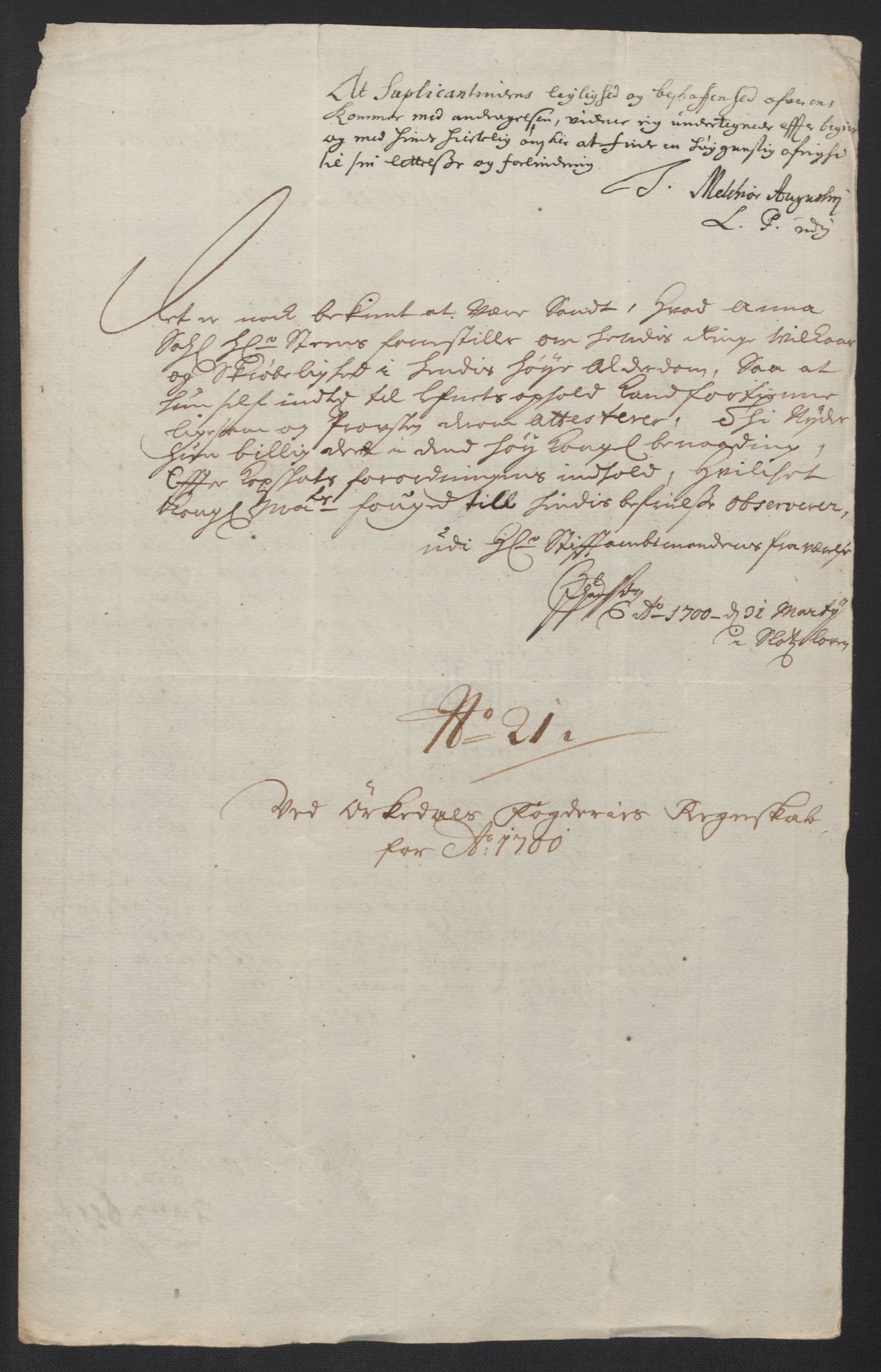 Rentekammeret inntil 1814, Reviderte regnskaper, Fogderegnskap, AV/RA-EA-4092/R60/L3950: Fogderegnskap Orkdal og Gauldal, 1700, s. 202