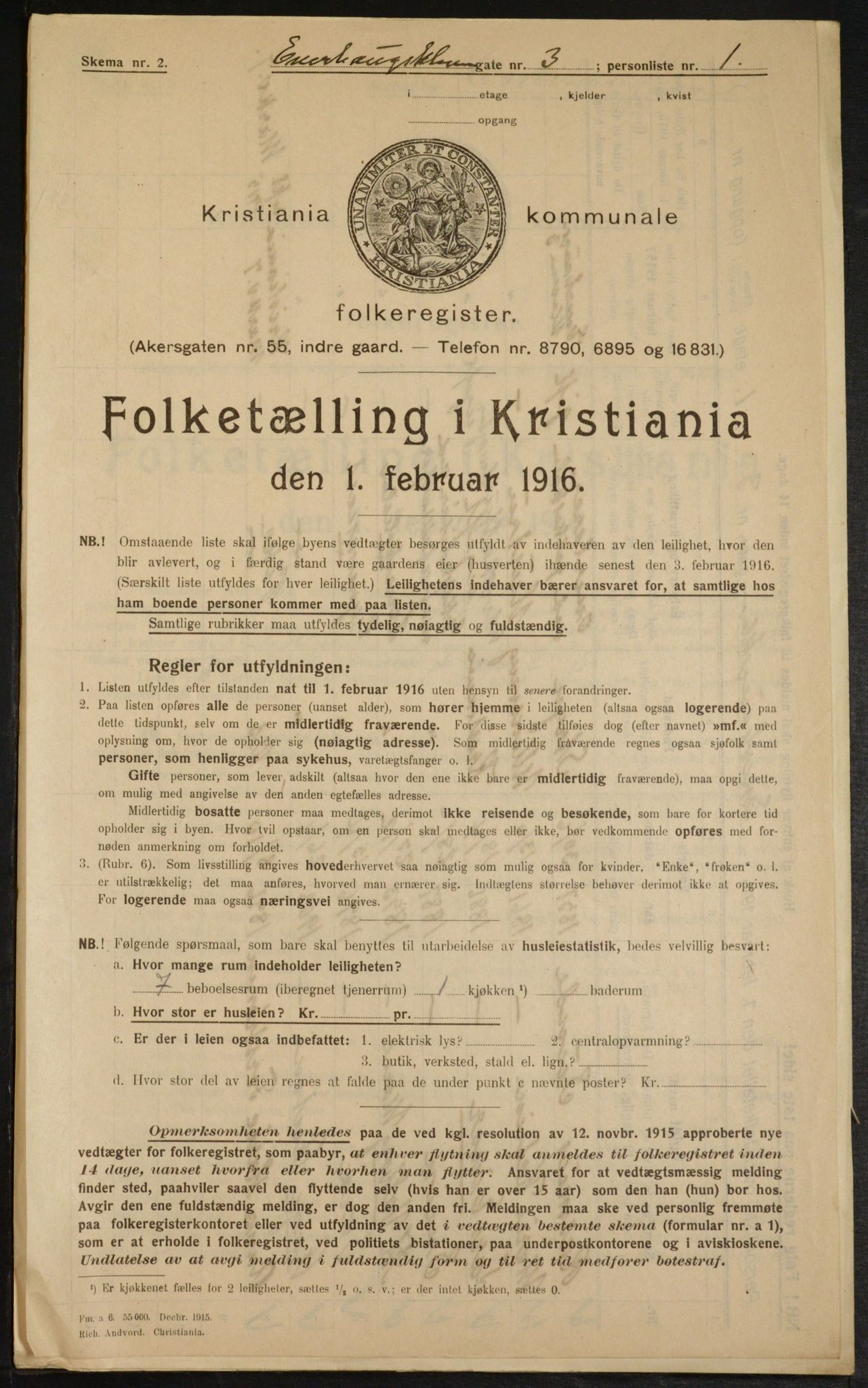 OBA, Kommunal folketelling 1.2.1916 for Kristiania, 1916, s. 22071