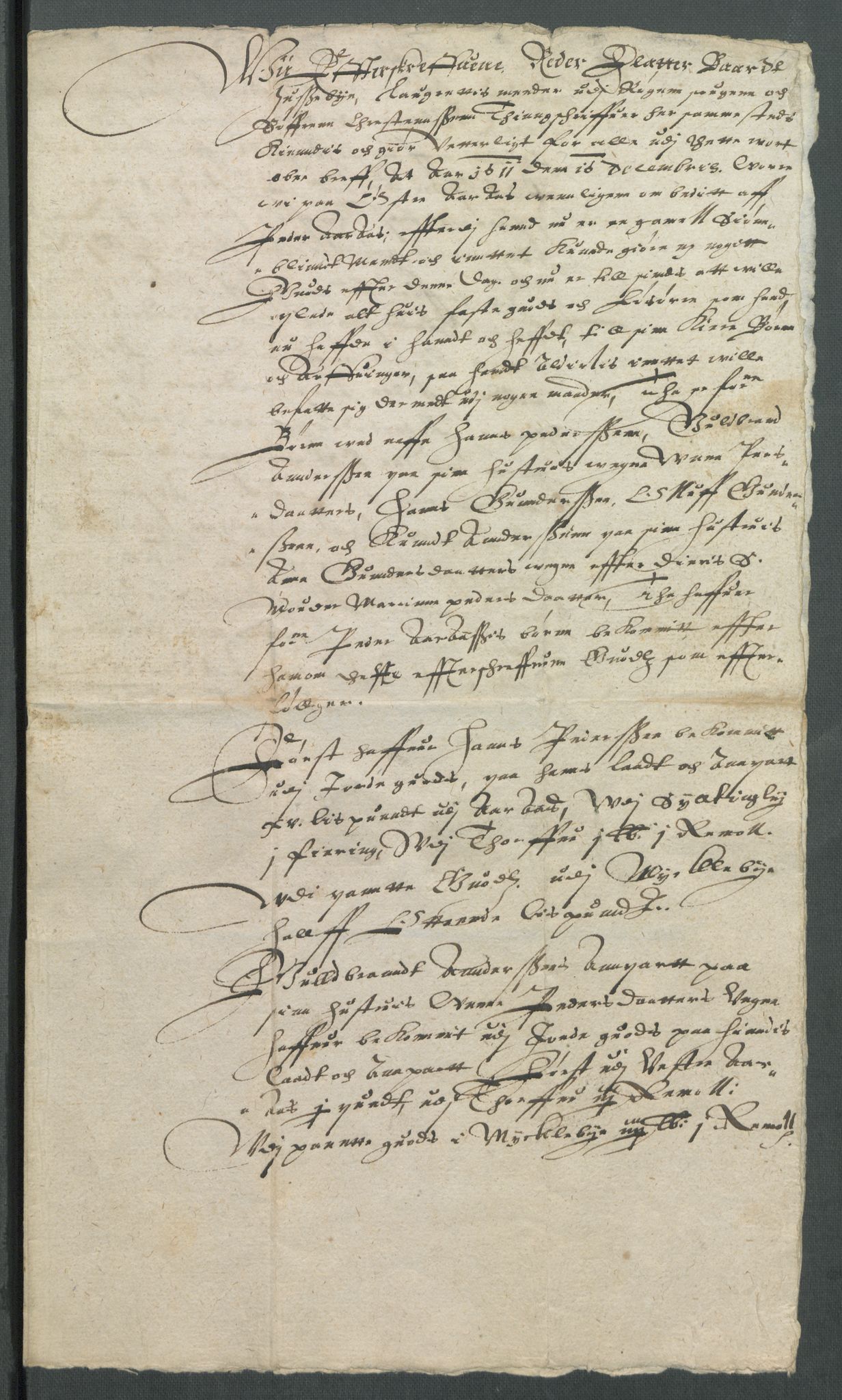 Riksarkivets diplomsamling, AV/RA-EA-5965/F02/L0120: Dokumenter, 1611, s. 59