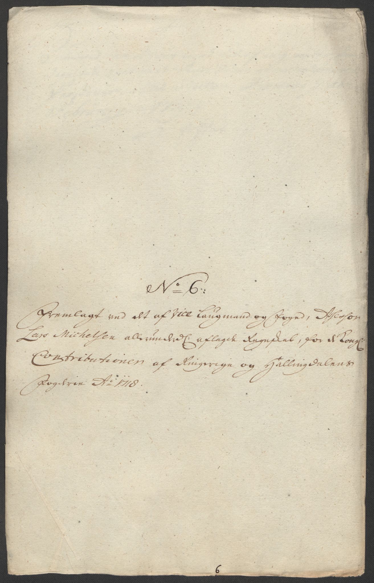 Rentekammeret inntil 1814, Reviderte regnskaper, Fogderegnskap, RA/EA-4092/R23/L1476: Fogderegnskap Ringerike og Hallingdal, 1718, s. 73