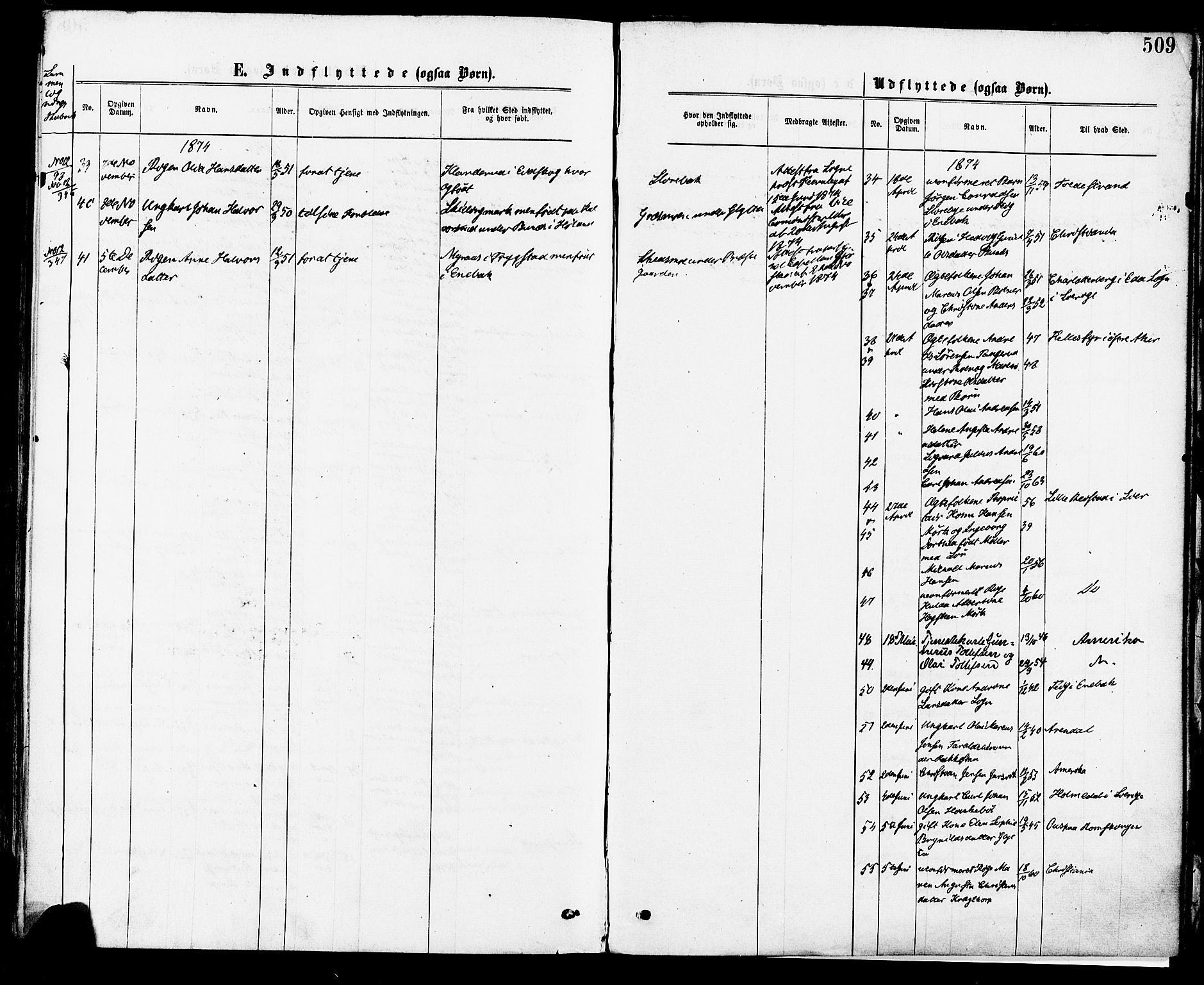 Høland prestekontor Kirkebøker, SAO/A-10346a/F/Fa/L0012.a: Ministerialbok nr. I 12A, 1869-1879, s. 509