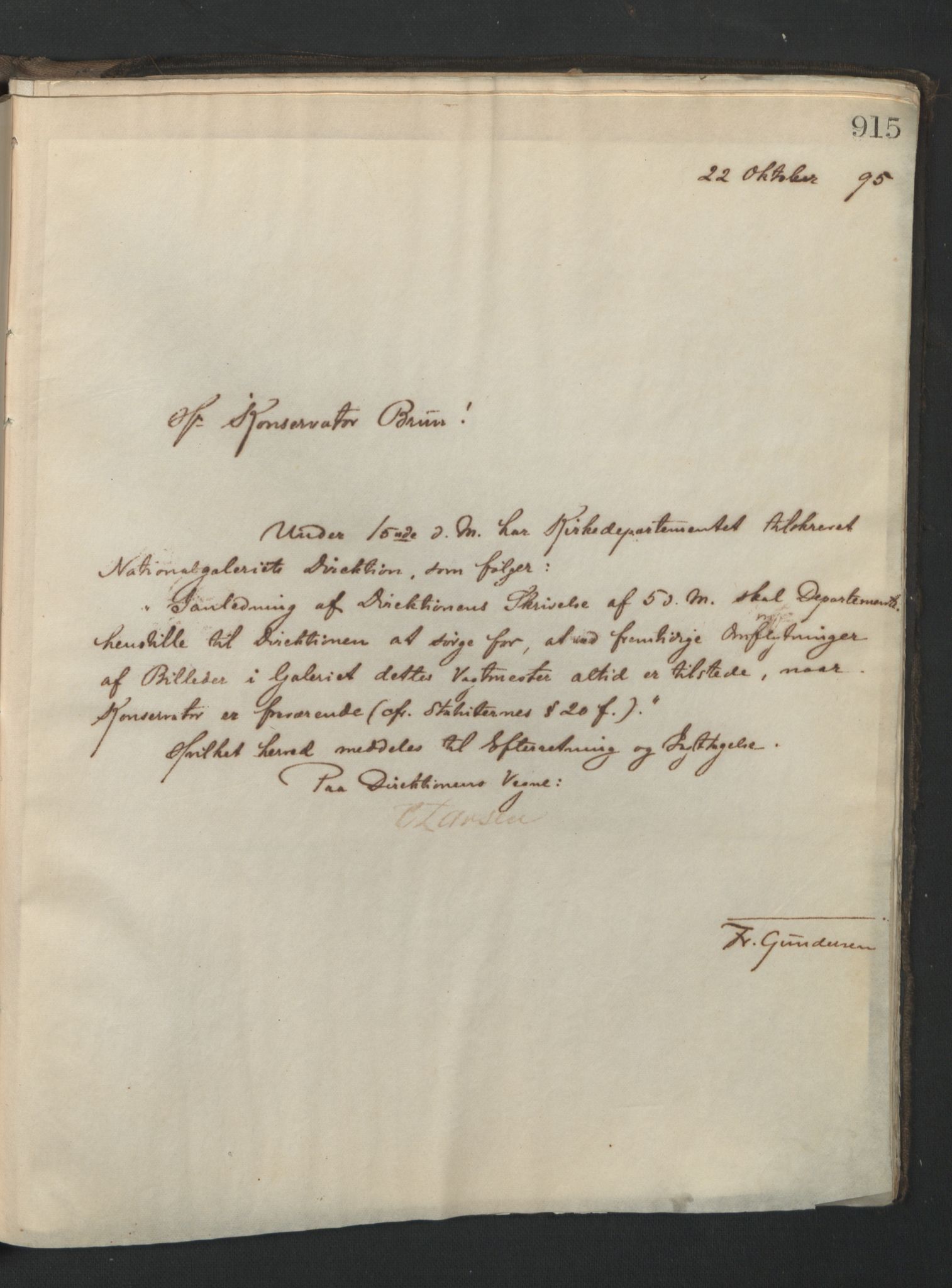 Nasjonalgalleriet, NMFK/NG-1000/B/L0002: Kopibok for maleri, skulptur, Kobberstikk- og håndtegningsamlingen., 1874-1898, s. 976