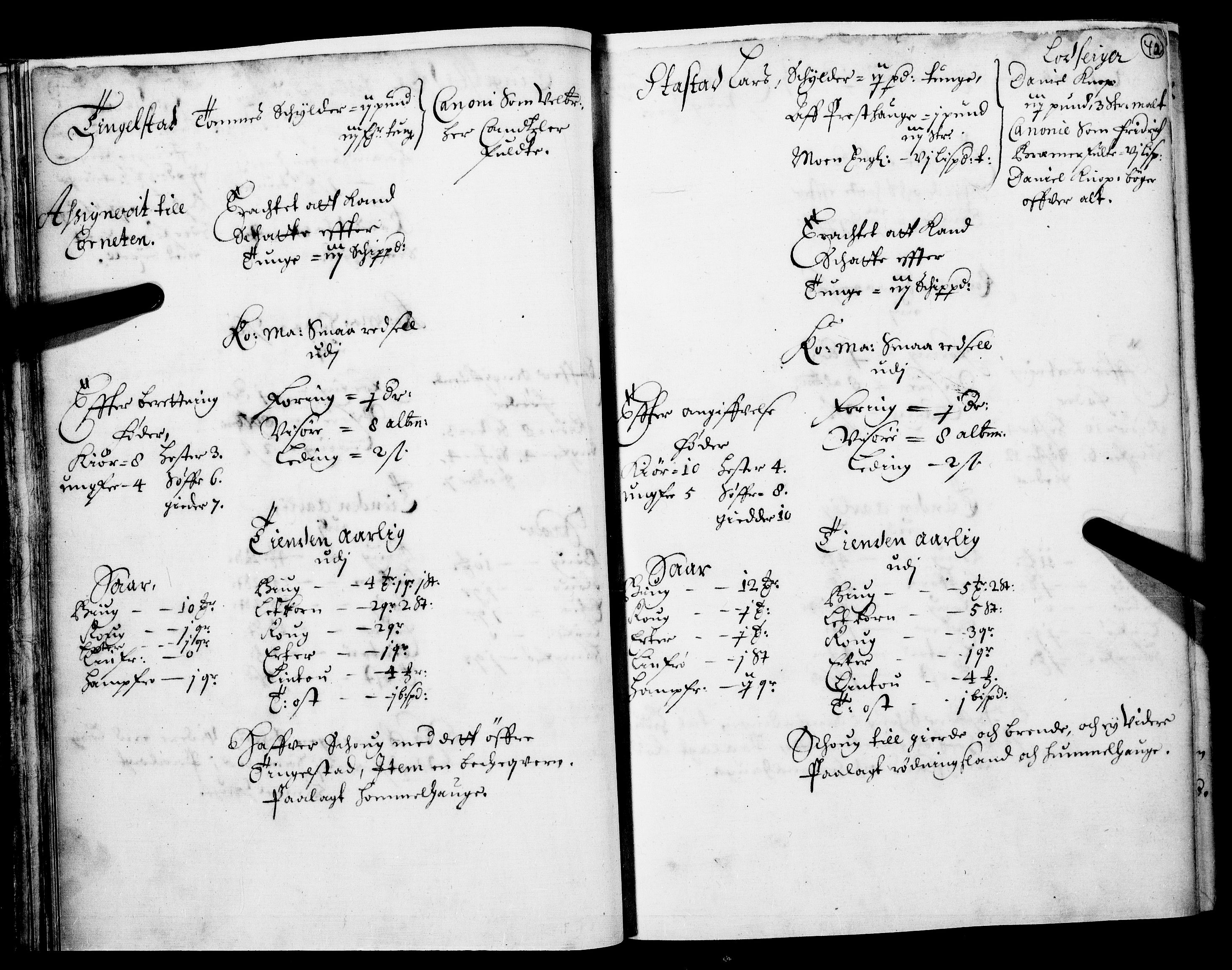 Rentekammeret inntil 1814, Realistisk ordnet avdeling, AV/RA-EA-4070/N/Nb/Nba/L0016: Hadeland og Valdres fogderi, 1. del, 1667, s. 41b-42a