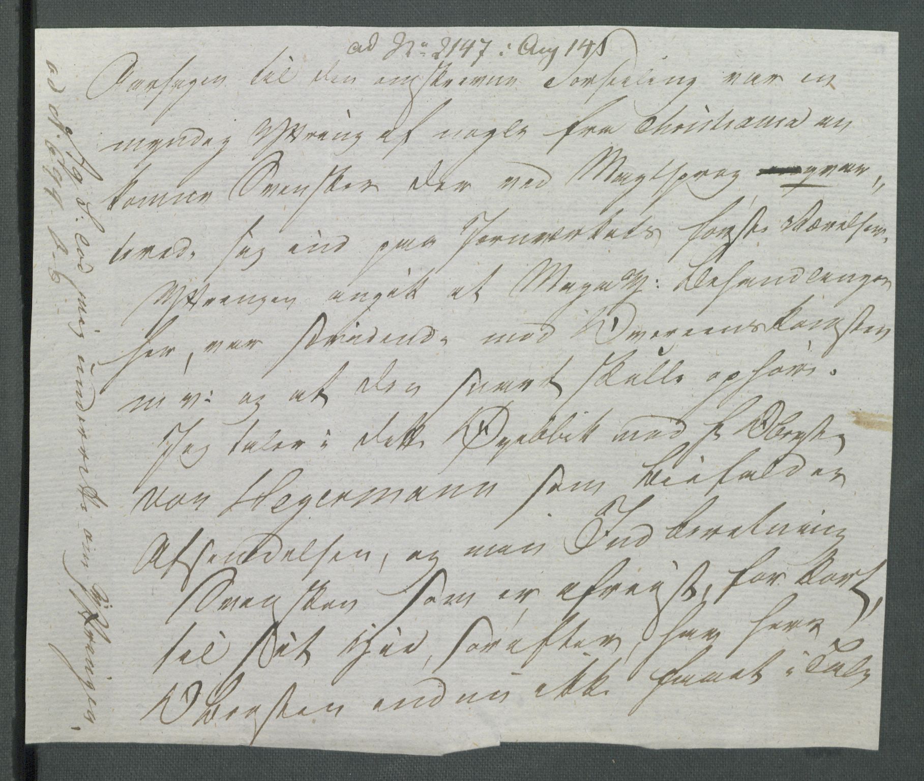 Forskjellige samlinger, Historisk-kronologisk samling, AV/RA-EA-4029/G/Ga/L0009A: Historisk-kronologisk samling. Dokumenter fra januar og ut september 1814. , 1814, s. 298